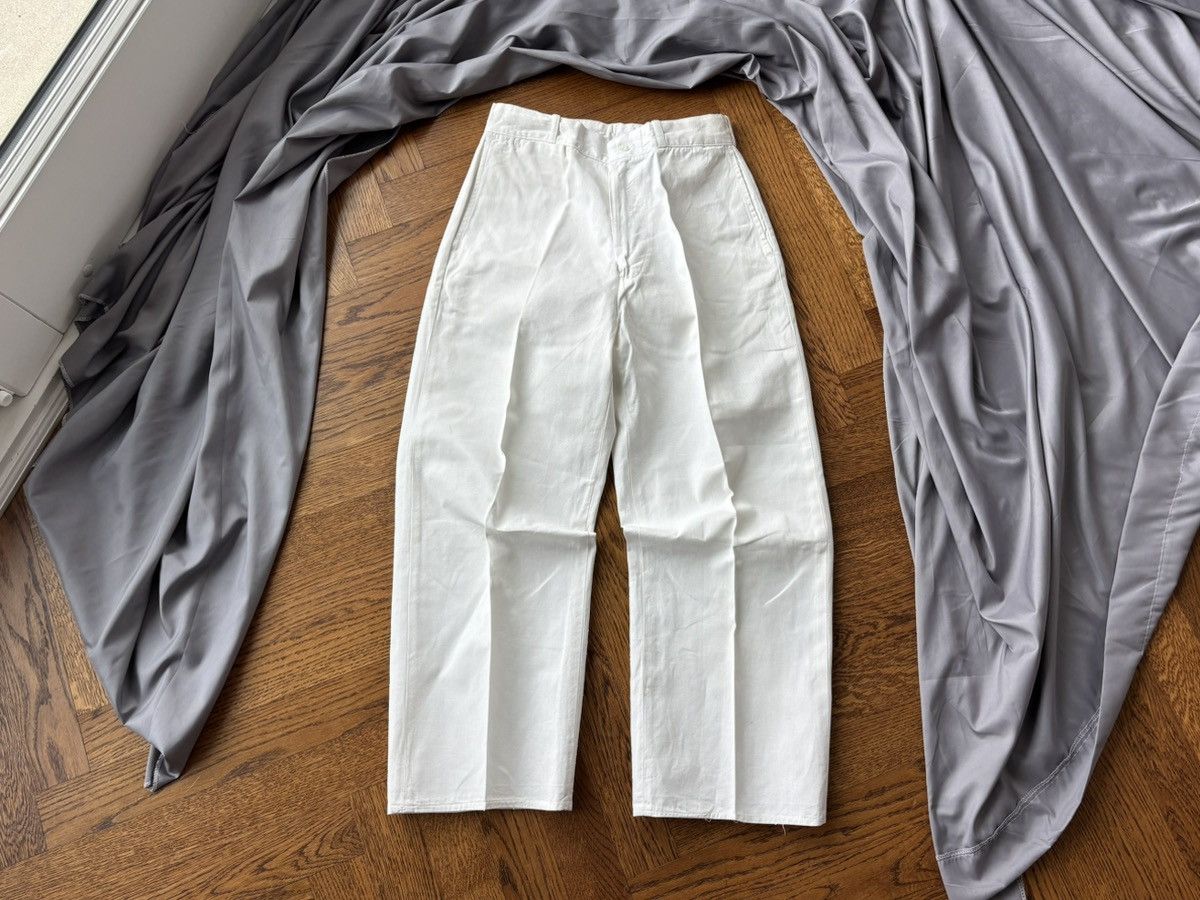 Vintage 1950s Trousers WW2 Vintage Military Dress Pants RCN Navy Uni Size US 27 - 21 Thumbnail