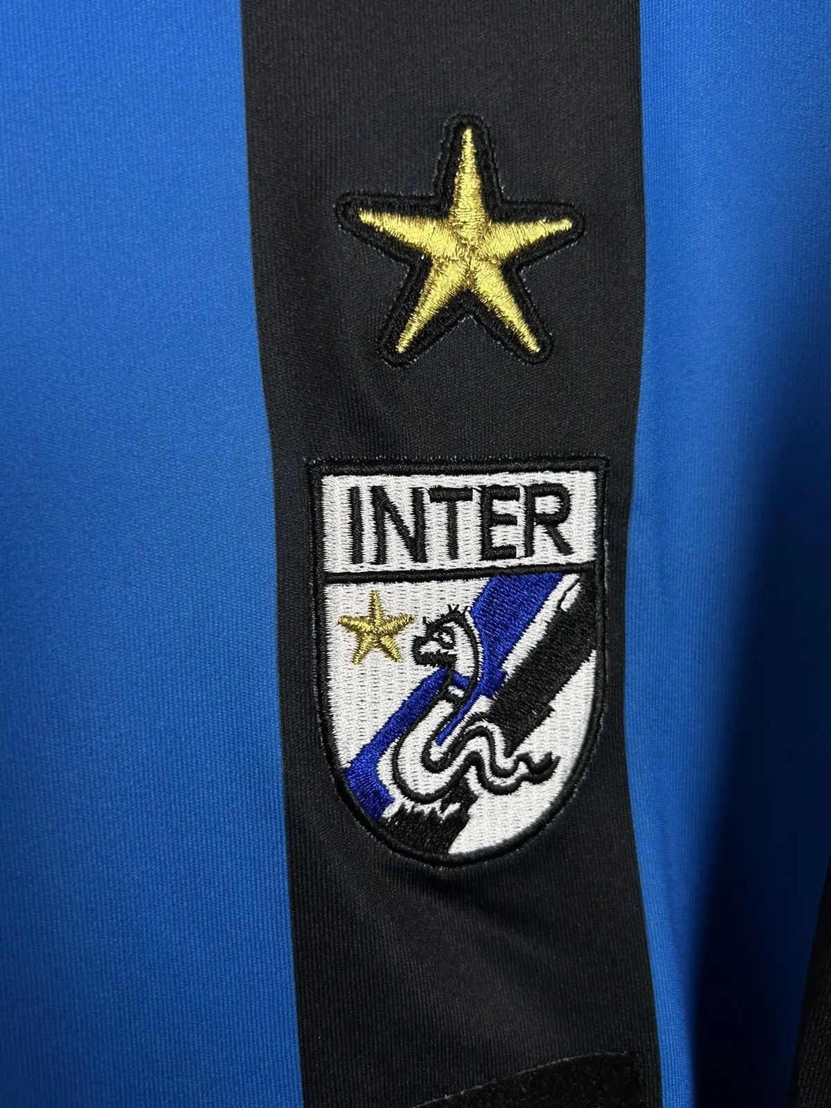 Vintage Vintage Uhlsport Inter Milan 1988/89 Home Kit Soccer Jersey Size US XXL / EU 58 / 5 - 3 Thumbnail