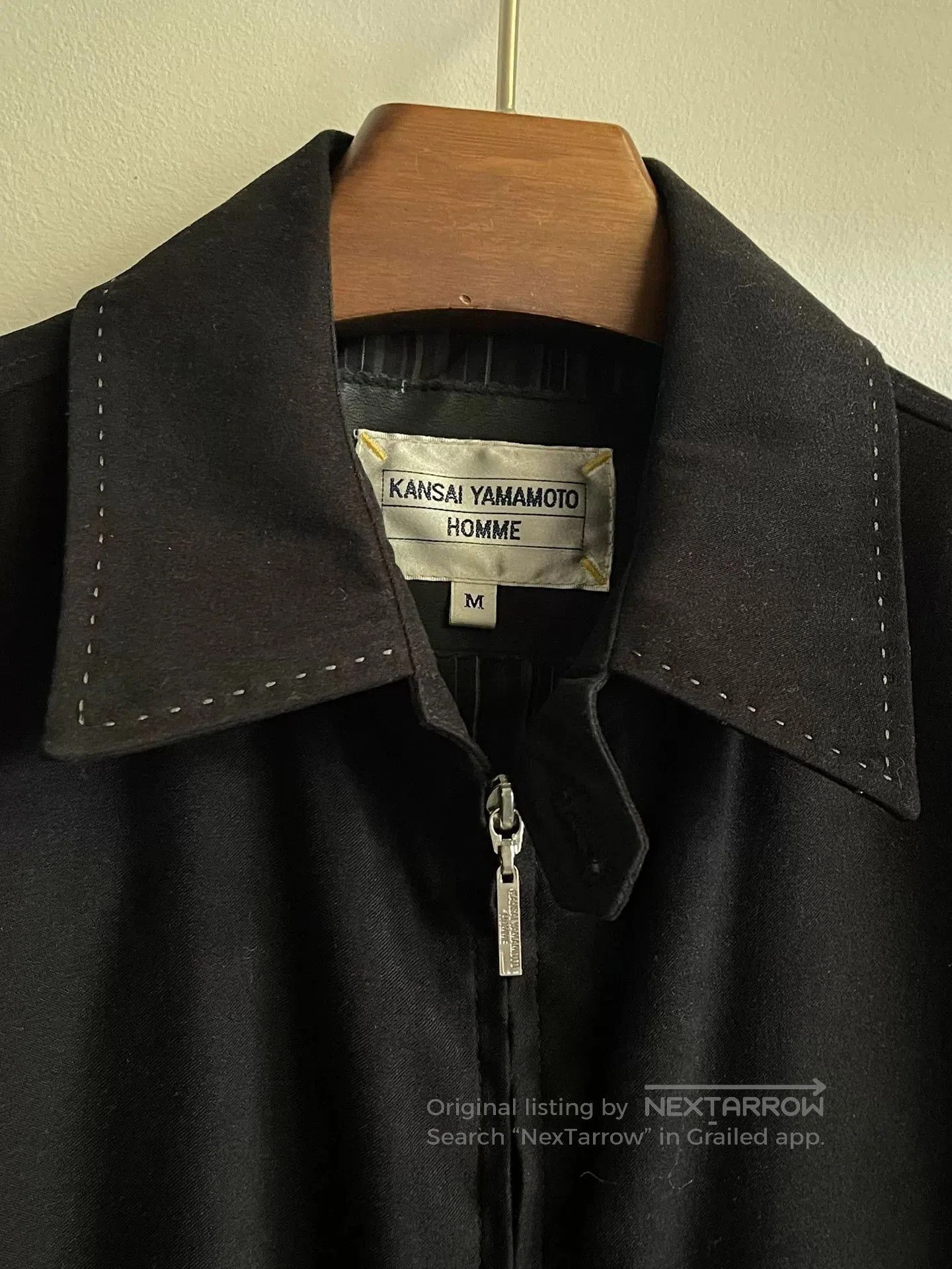 Kansai Yamamoto Kansai Yamamoto Velvet Collar Jacket. Size US L / EU 52-54 / 3 - 4 Thumbnail