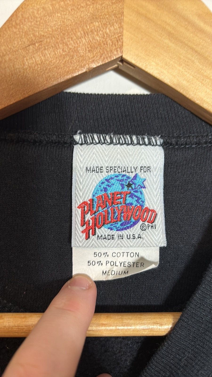 Planet Hollywood × Vintage Vintage Planet Hollywood Crewneck Size US M / EU 48-50 / 2 - 3 Thumbnail