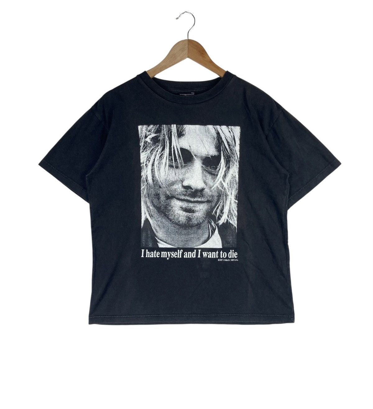 Nirvana Vintage y2k 2000 Nirvana Kurt Cobain Quotes Grunge T-Shirt Size US M / EU 48-50 / 2 - 1 Thumbnail
