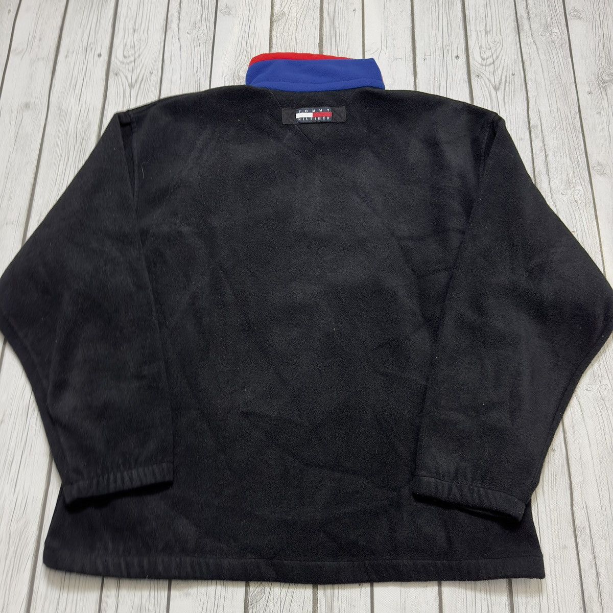 Tommy Hilfiger × Vintage Vintage Tommy Hilfiger fleece sweatshirt Size US L / EU 52-54 / 3 - 2 Thumbnail