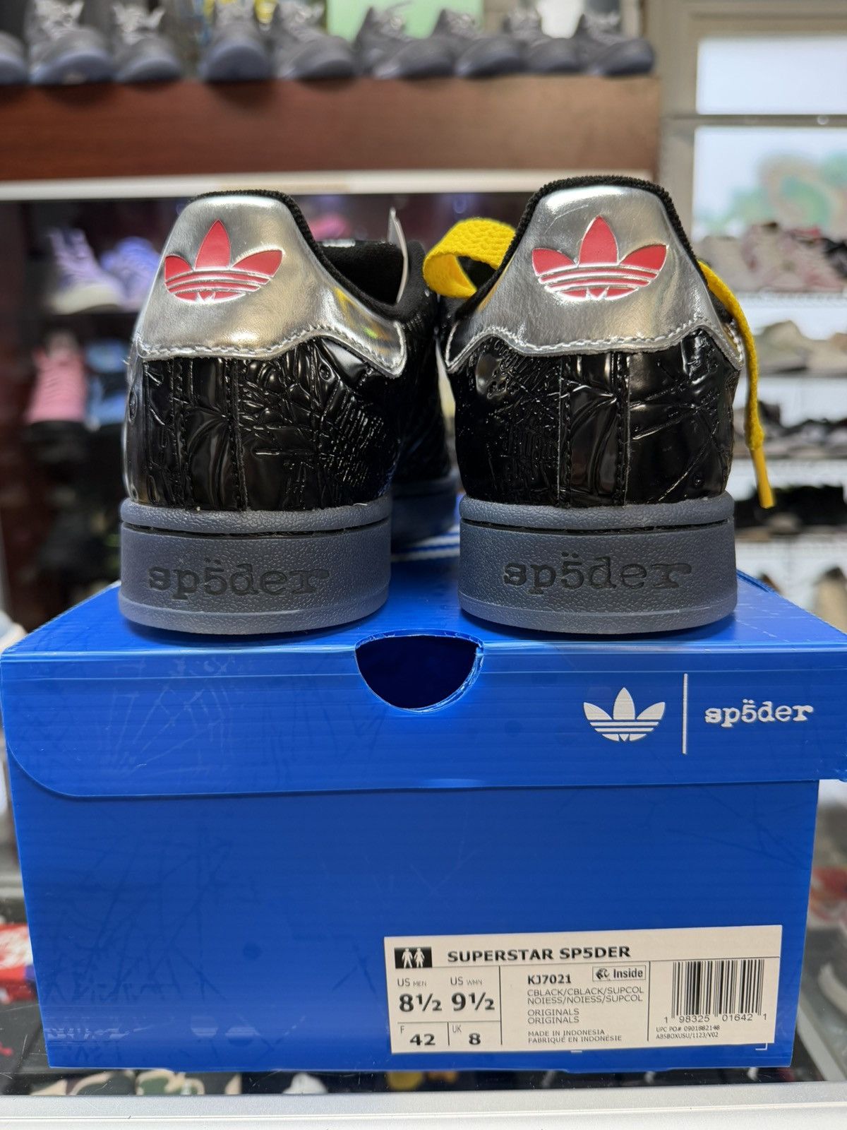 Sp5der Adidas Superstar X Sp5der (Black) Size US 8.5 / EU 41-42 - 5 Thumbnail
