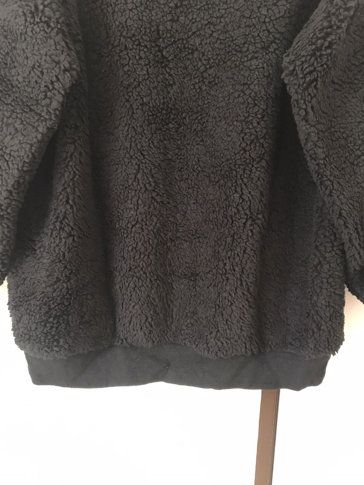 Japanese Brand Rasvoa Sherpa Black Plain Sweatshirt Size US L / EU 52-54 / 3 - 13 Thumbnail