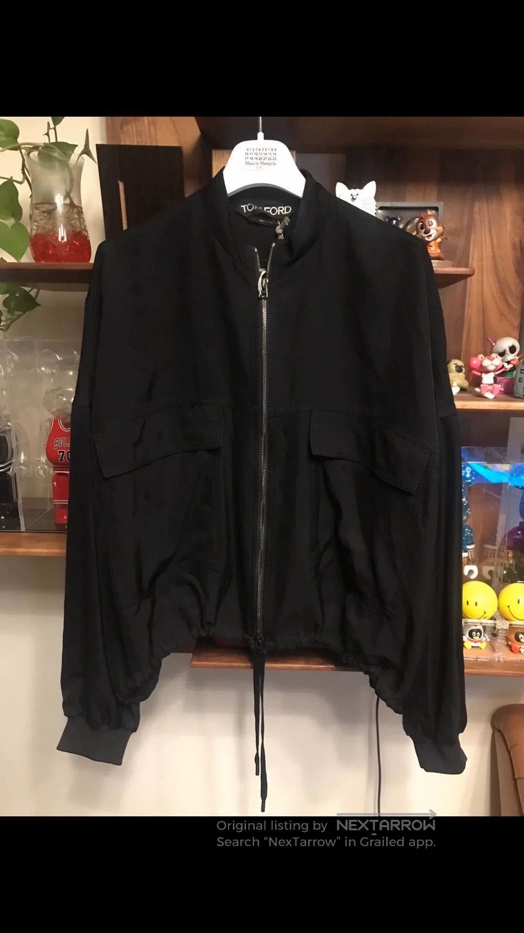 Tom Ford Black XL Bomber Jacket with Zip & Pockets. Size US XL / EU 56 / 4 - 1 Thumbnail