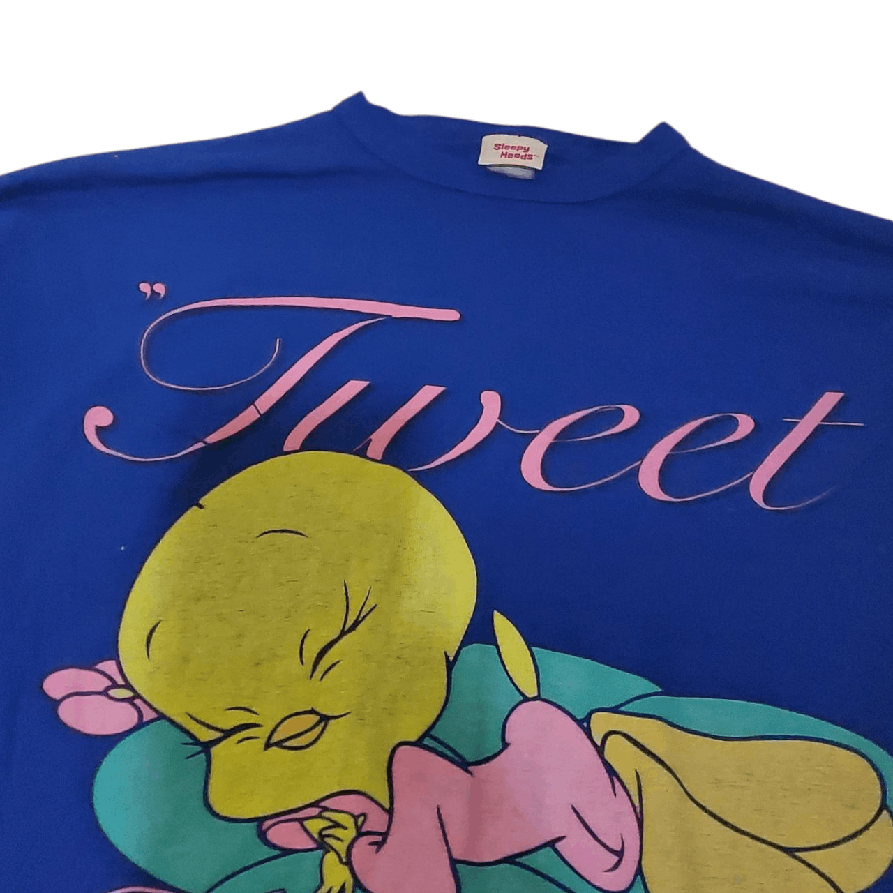 Disney 90s Tweety Bird "Tweet Dreams" Pullover Sleep Shirt Size ONE SIZE - 3 Thumbnail