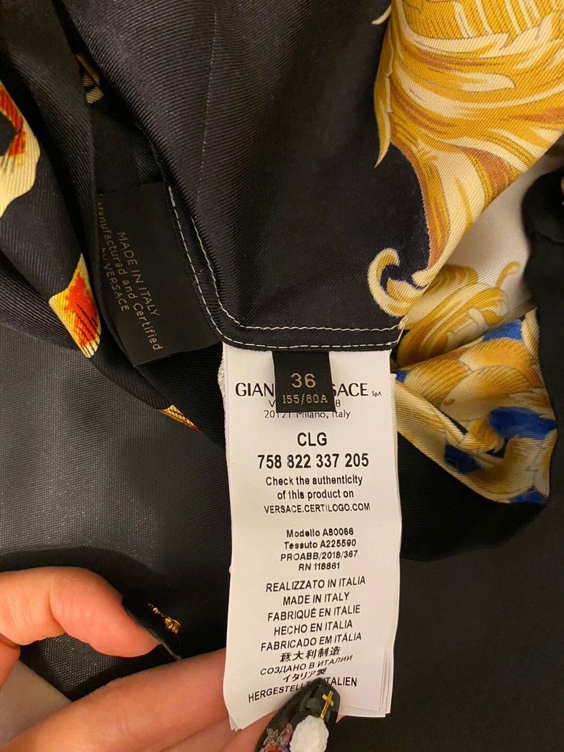Versace Versace Silk dress Size S / US 4 / IT 40 - 4 Thumbnail