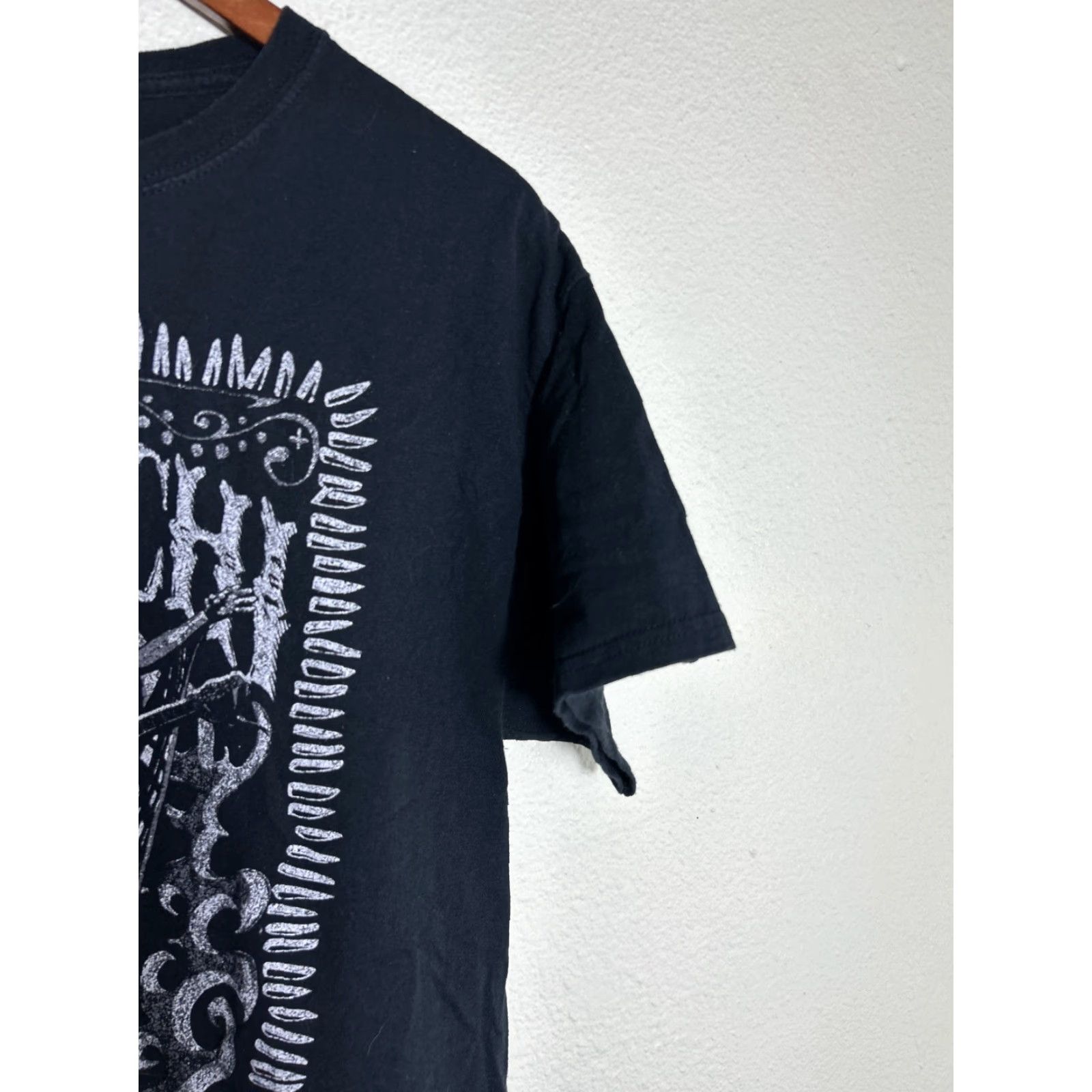 Gildan Metalachi T Shirt Mens Large Black Heavy Metal Mariachi Crucified Size US L / EU 52-54 / 3 - 4 Thumbnail