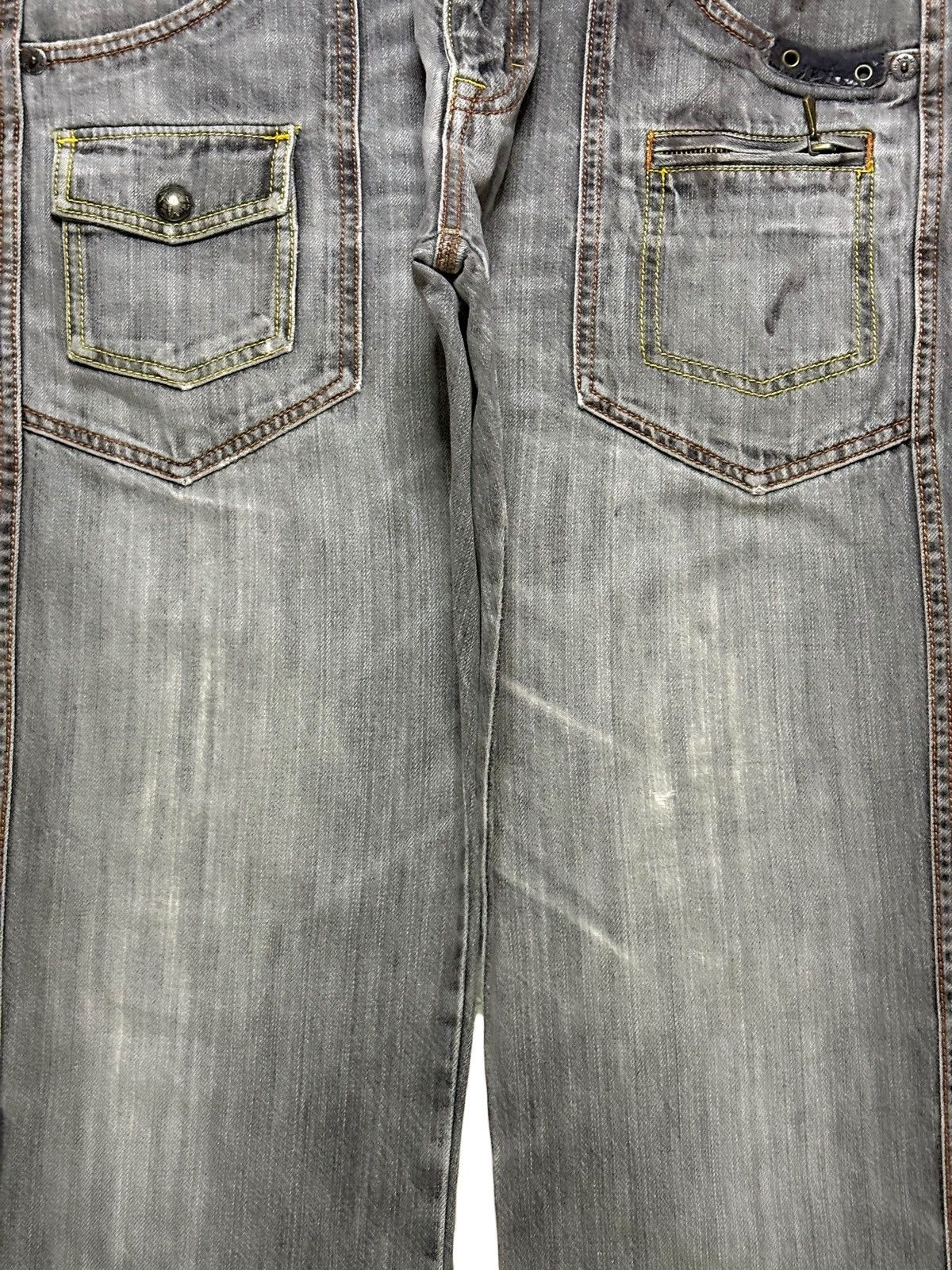 Japanese Brand Vintage Japanese Brand Bush Pant Faded Wash Loose Jeans Size US 36 / EU 52 - 5 Thumbnail