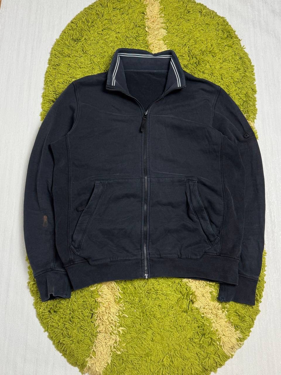 Stone Island Stone Island Zip Up Hoodie Washed Size US XXL / EU 58 / 5 - 1 Thumbnail