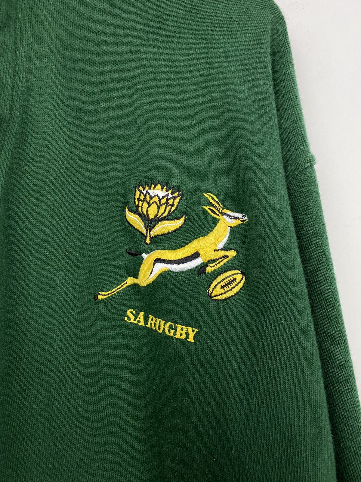 Vintage Vintage 90s South Africa Nike Rugby World Cup Jersey Shirt Size US XXL / EU 58 / 5 - 4 Thumbnail