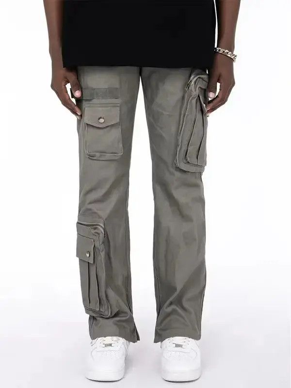 Japanese Brand multi function pocket zip outdoor tech cargo pants Size US 32 / EU 48 - 4 Thumbnail