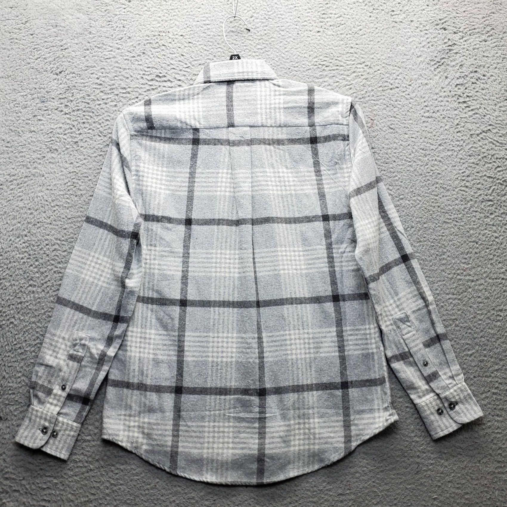 Vintage Report Collection Shirt Men Small Multi Plaid Thick Flannel Collared Button-Down - Quick Shipping & Handmade - Quality Size US S / EU 44-46 / 1 - 2 Thumbnail