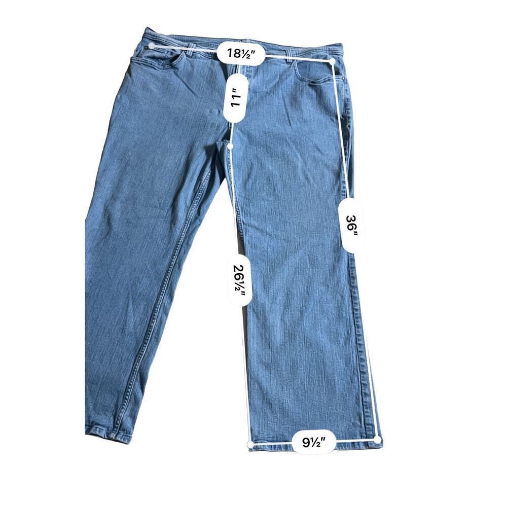 Denim & Co. D&Co. Denim & Company ankle jeans size 22WP Size 42" / US 20 - 3 Thumbnail
