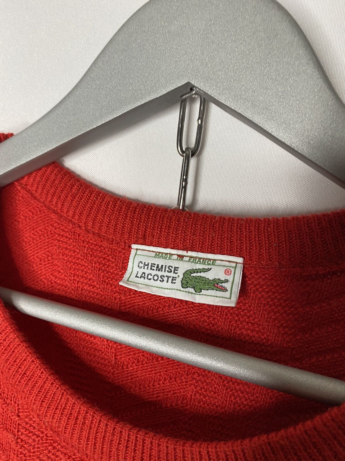Lacoste × Vintage 🐊Vintage Lacoste Chemise Knitted Sweater Jumper Pullover🐊 Size US XL / EU 56 / 4 - 6 Thumbnail