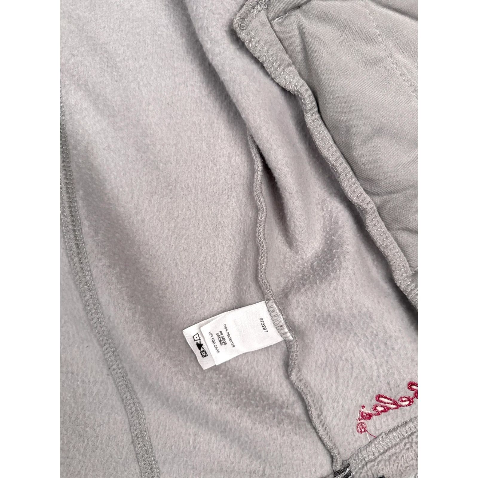 Vintage Cabela's Fleece Vest Womens Medium Gray Full Zip Pockets Outdoor SOLT Hiking Size M / US 6-8 / IT 42-44 - 4 Thumbnail