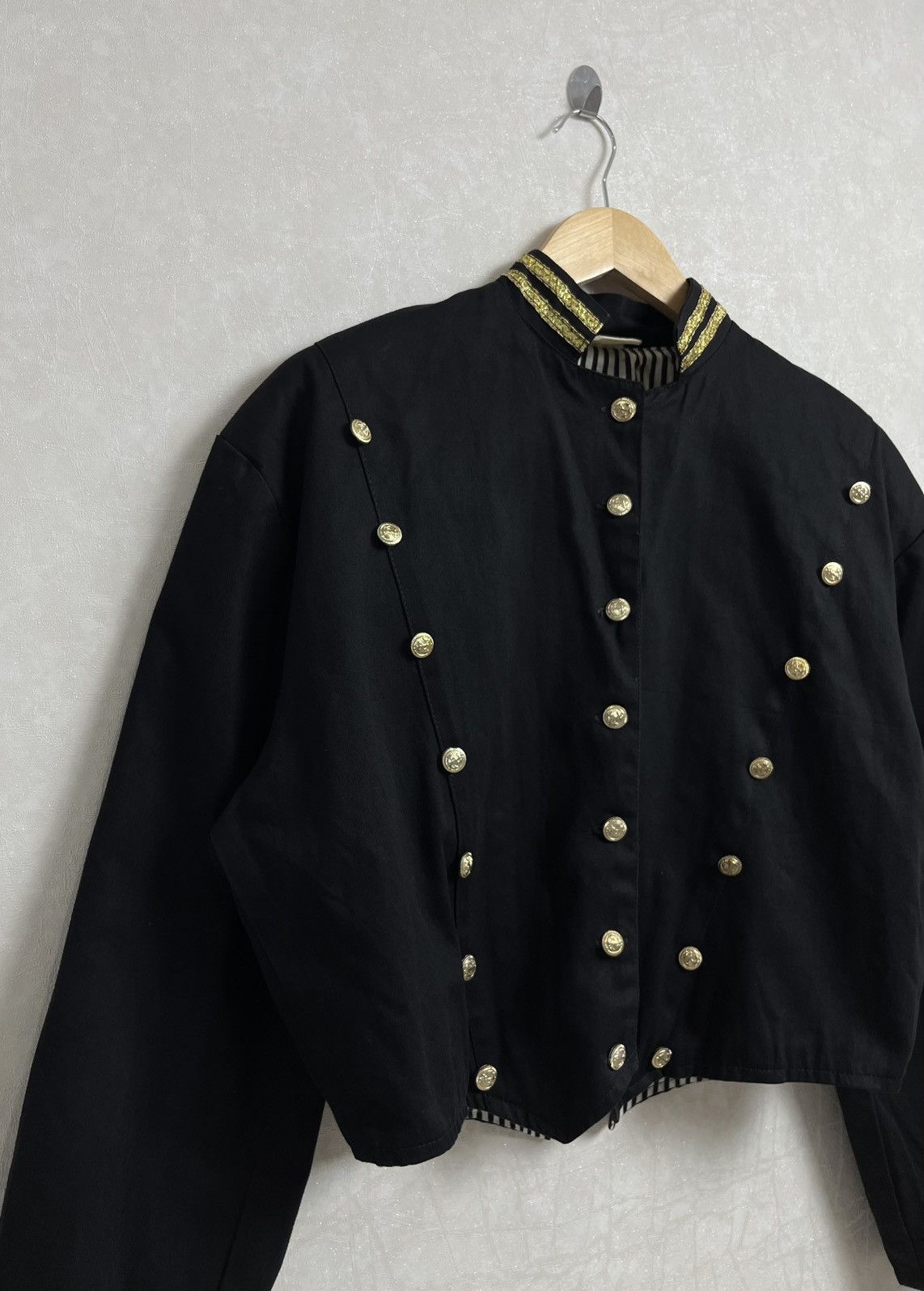 Hysteric Glamour × Undercover 00s Napoleon Military Cropped Jacket Coat PPFM LGB Vibe Size US S / EU 44-46 / 1 - 3 Thumbnail
