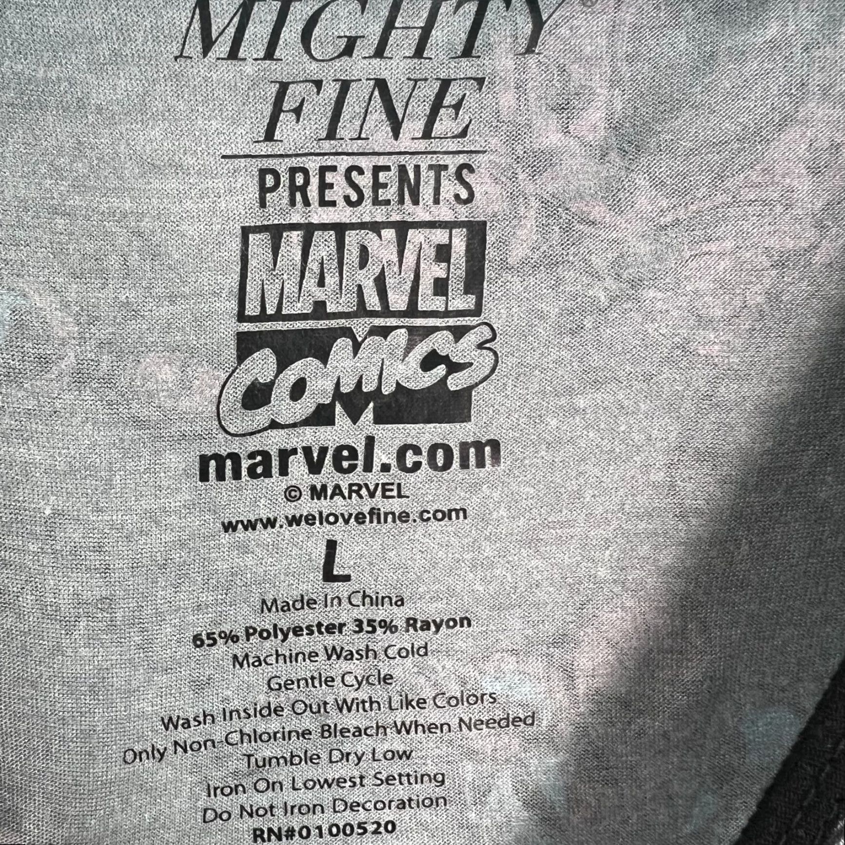 Vintage Marvel Shirt Womens L Gray Crop Top T-Shirt Raglan Captain America Spider-Man Iron Man Size L / US 10 / IT 46 - 4 Thumbnail