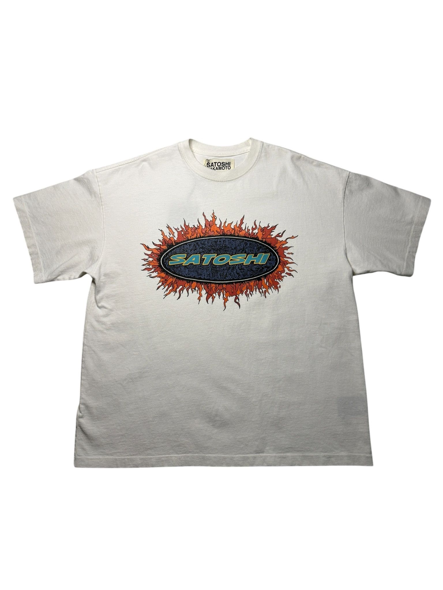 Satoshi Nakamoto Satoshi Nakamoto Flame Oval Logo Tee Size US M / EU 48-50 / 2 - 1 Thumbnail