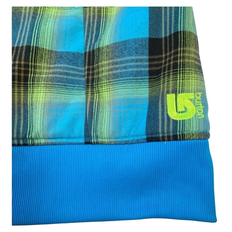 Burton Burton Dryride Vest Women’s S Blue Green Plaid Zip Up Hoodie Size S / US 4 / IT 40 - 14 Thumbnail