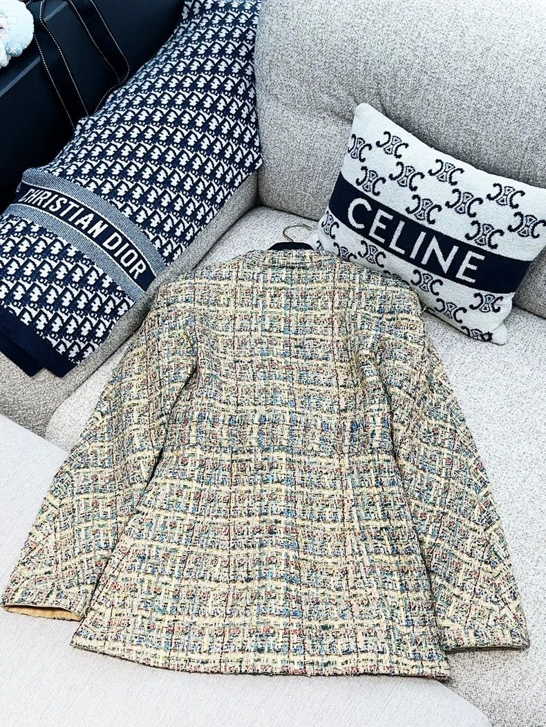 Chanel Chanel 19A Egyptian series gold tweed gold-plated glitter Size XXS / US 00 / IT 34 - 3 Thumbnail