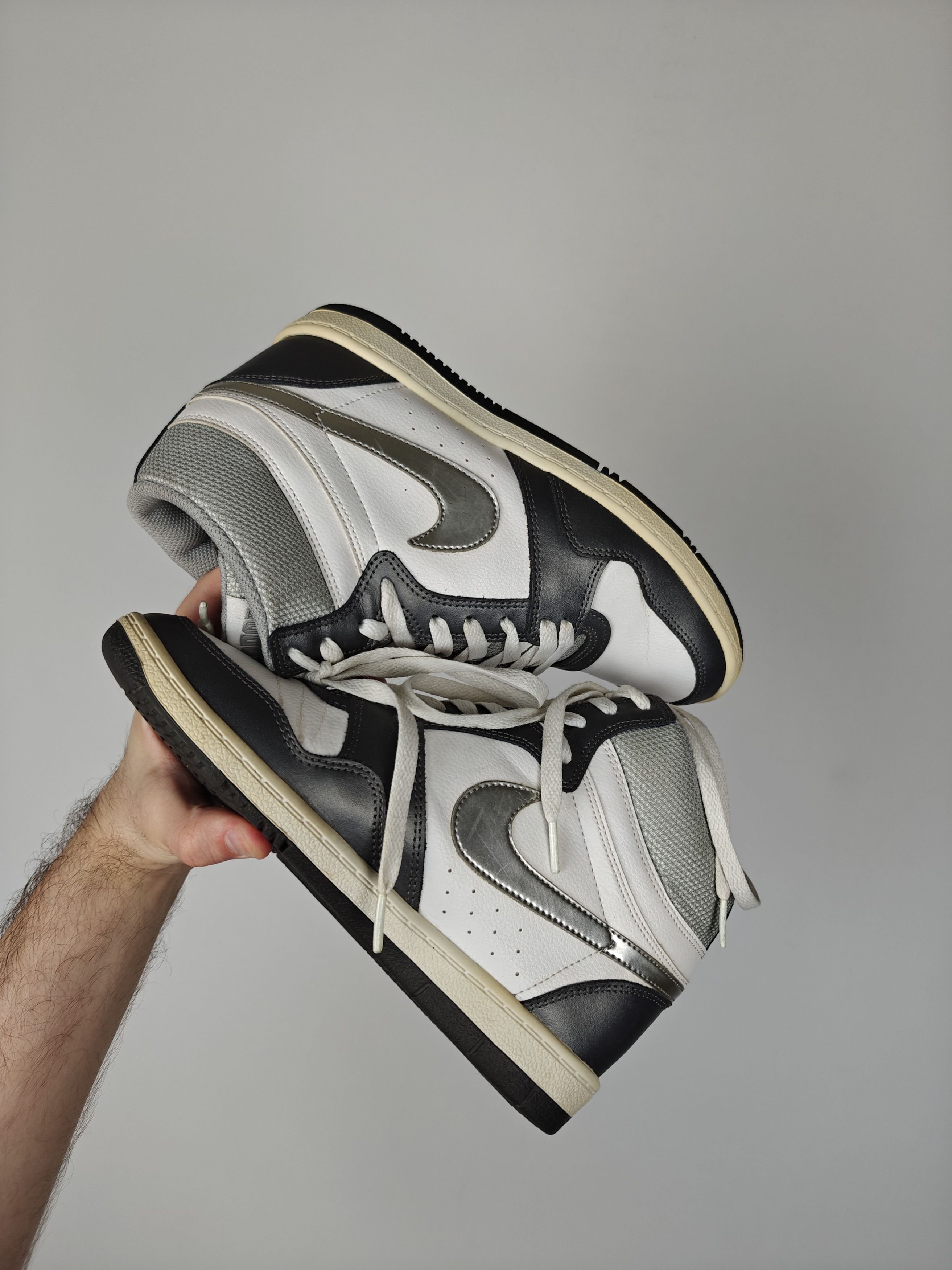 Nike Nike Dunk Force Sky High Top Sneakers White/Metallic US 9.5 Size US 9.5 / IT 39.5 - 5 Thumbnail