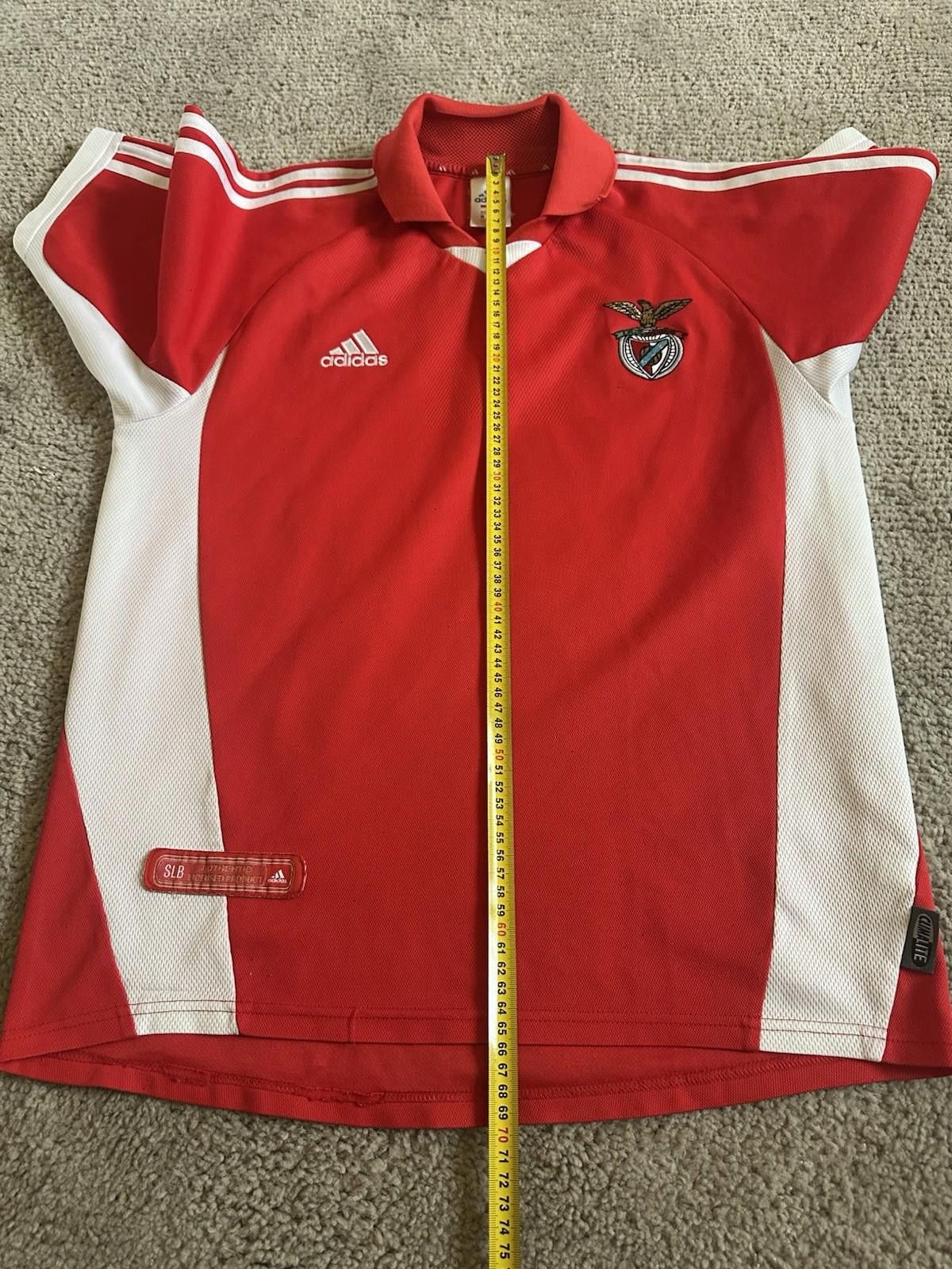 Adidas Benfica 2001-2002 Vintage Home Football Shirt Soccer Jersey Size US S / EU 44-46 / 1 - 9 Thumbnail