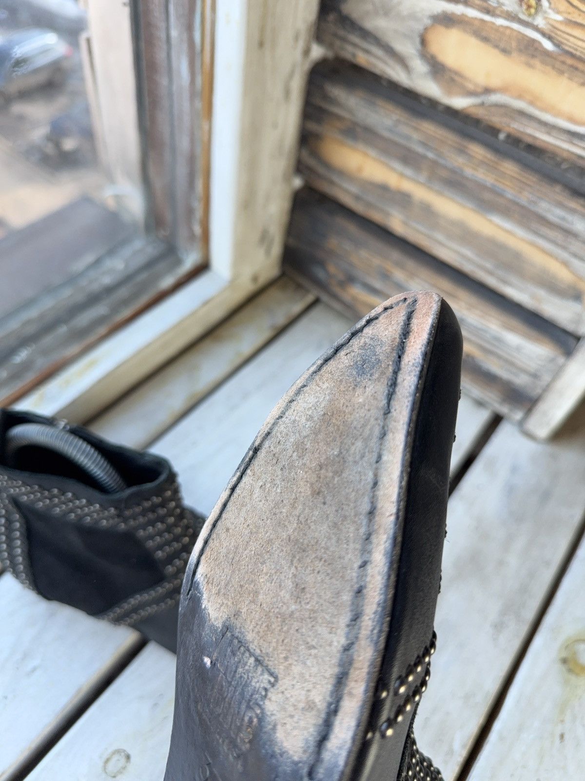 Anine Bing Anine Bing 00s Studded Western Leather Boots Made USA Size US 6.5 / IT 36.5 - 17 Thumbnail