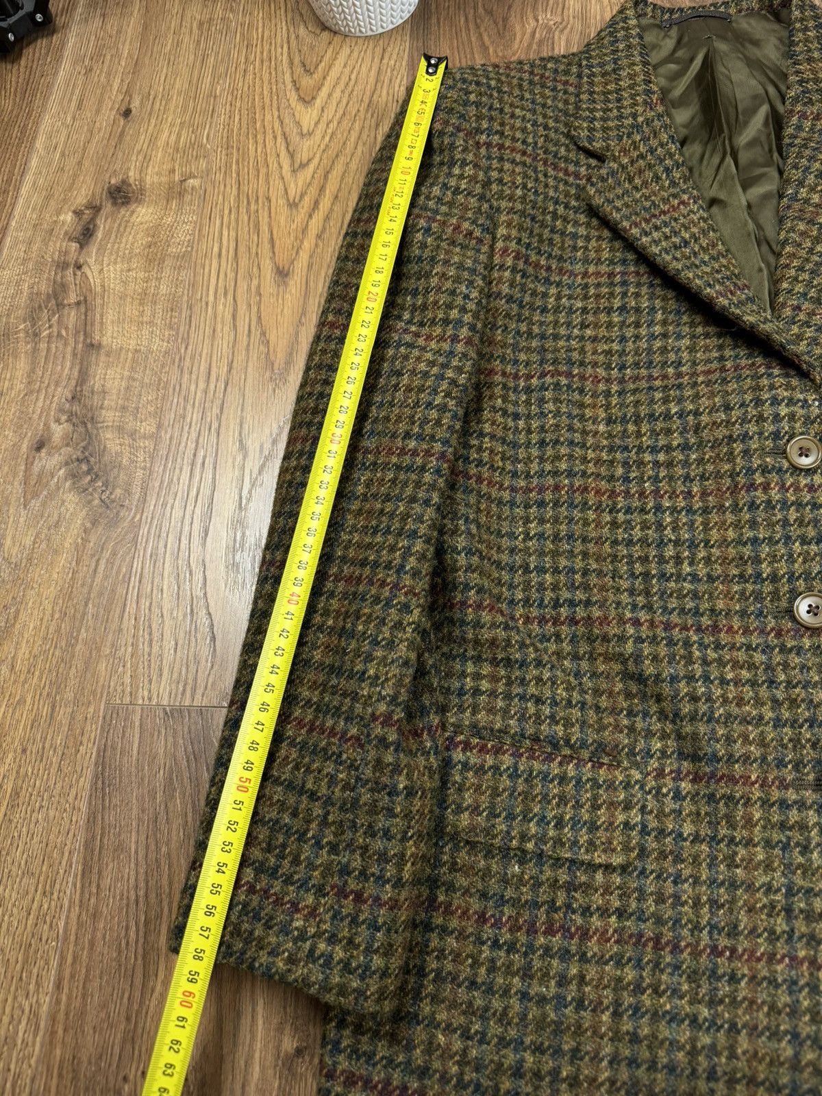 Harris Tweed Vintage wool blazer Harris Tweed original retro item Size 38S - 5 Thumbnail
