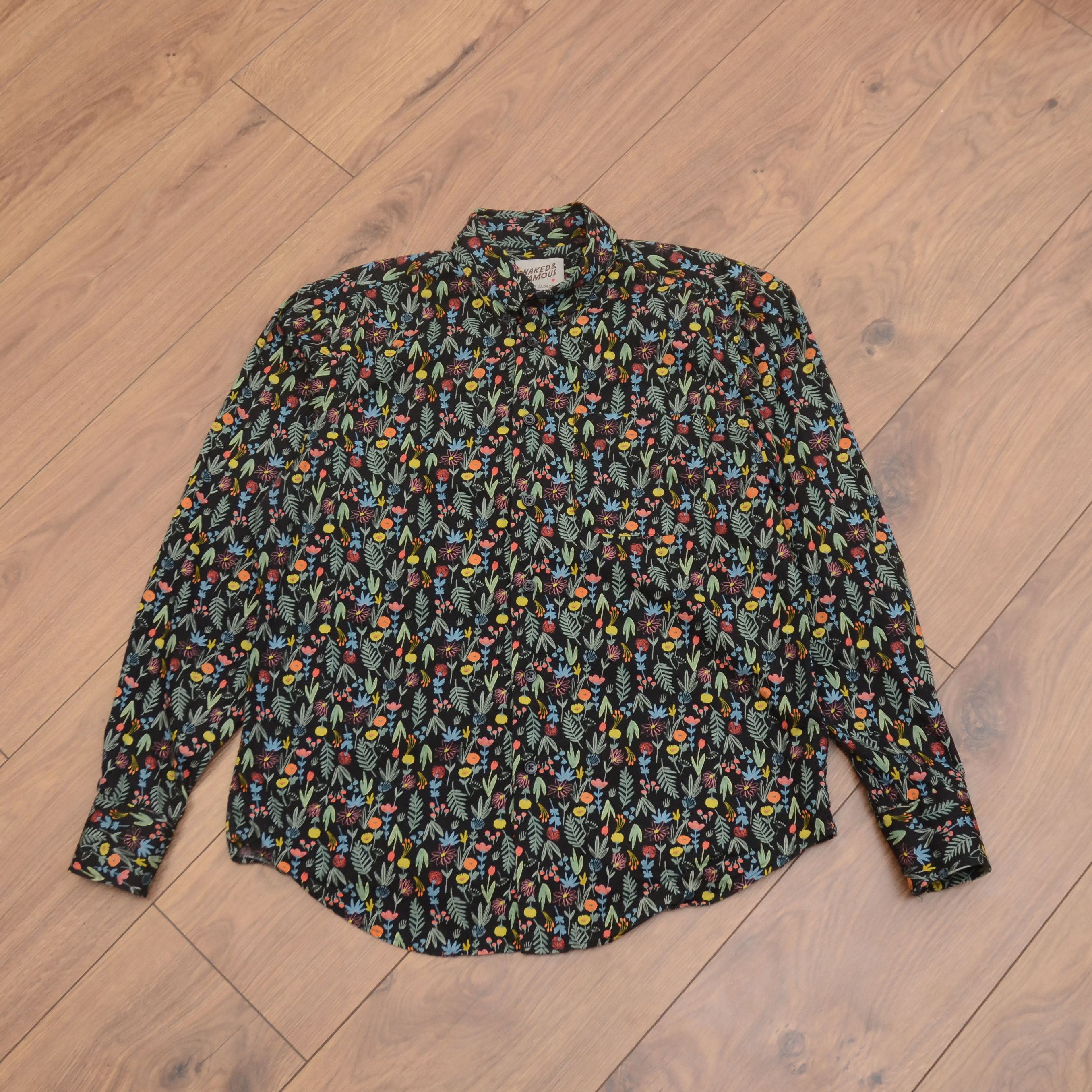 Naked & Famous Naked And Famous Easy Shirt Size M All Over Flowers Size US M / EU 48-50 / 2 - 5 Thumbnail
