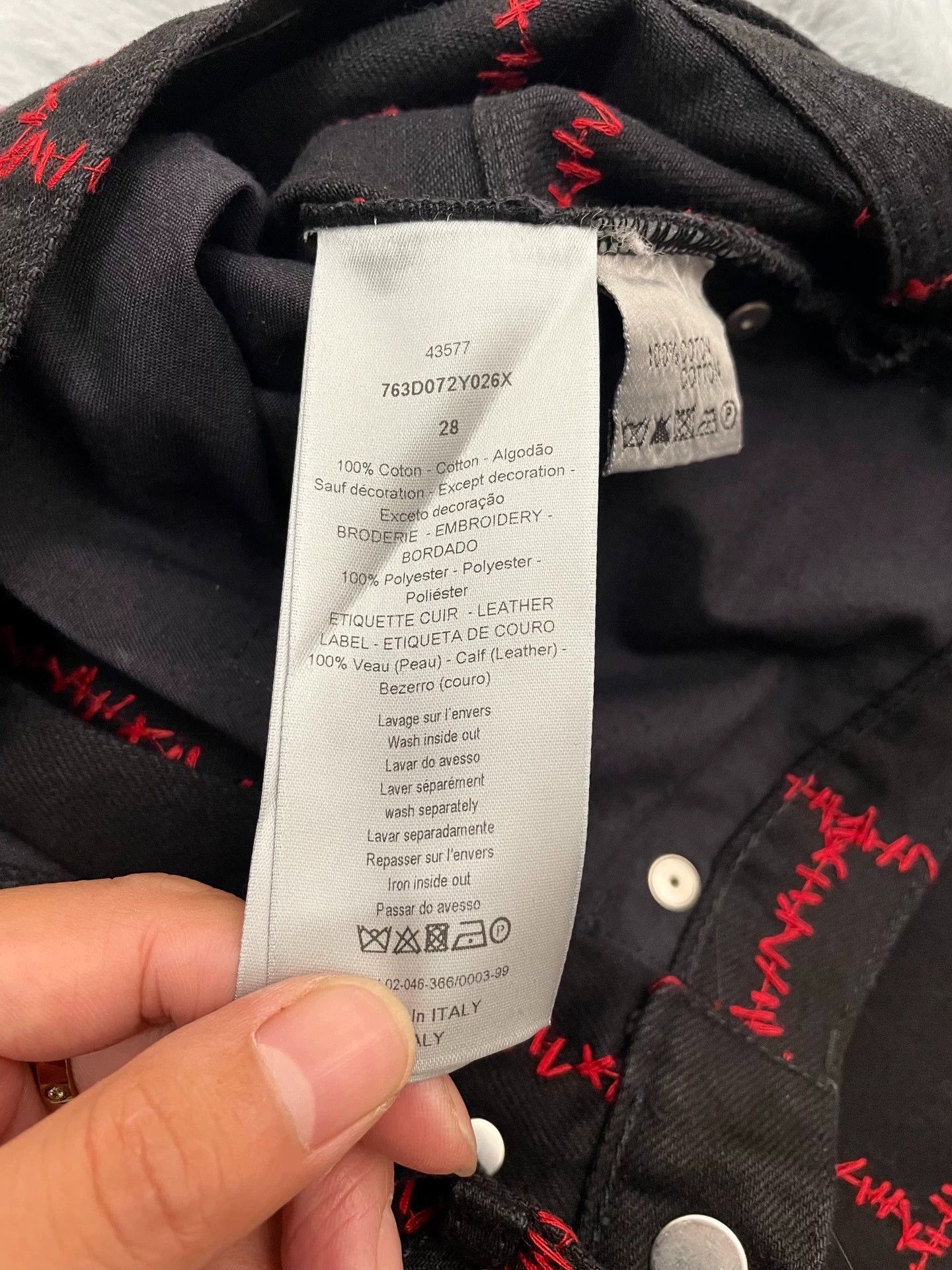 Dior Authentic Dior Homme Spring/Summer collection, black jeans Size US 28 / EU 44 - 7 Thumbnail