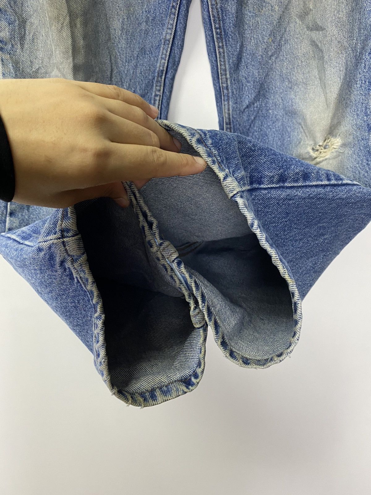Japanese Brand × Vintage Threestar Denim Size US 34 / EU 50 - 7 Thumbnail