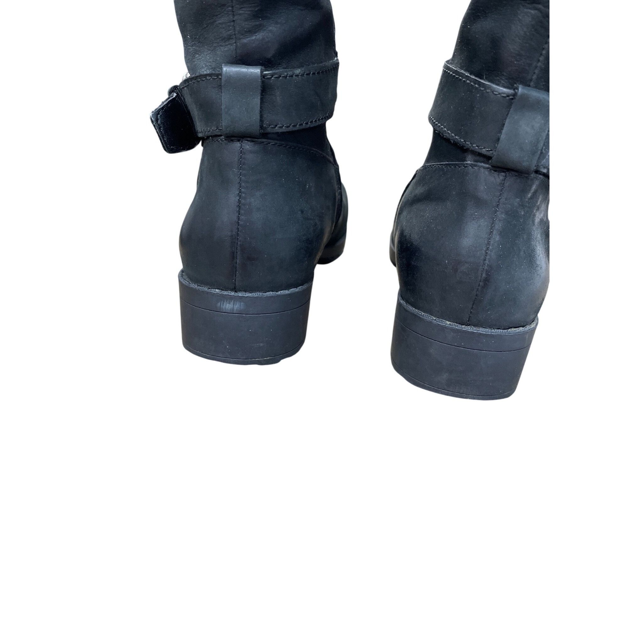 Cole Haan Cole Haan Womans Black leather Knee Equestrian Riding Boots Size US 9 / IT 39 - 9 Thumbnail