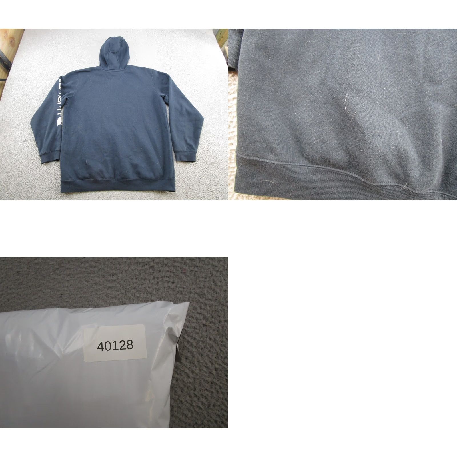 Carhartt Carhartt Sweatshirt K288-472 Navy Logo Sleeve Graphic Midweight XLT Boys? Size US XL / EU 56 / 4 - 9 Thumbnail