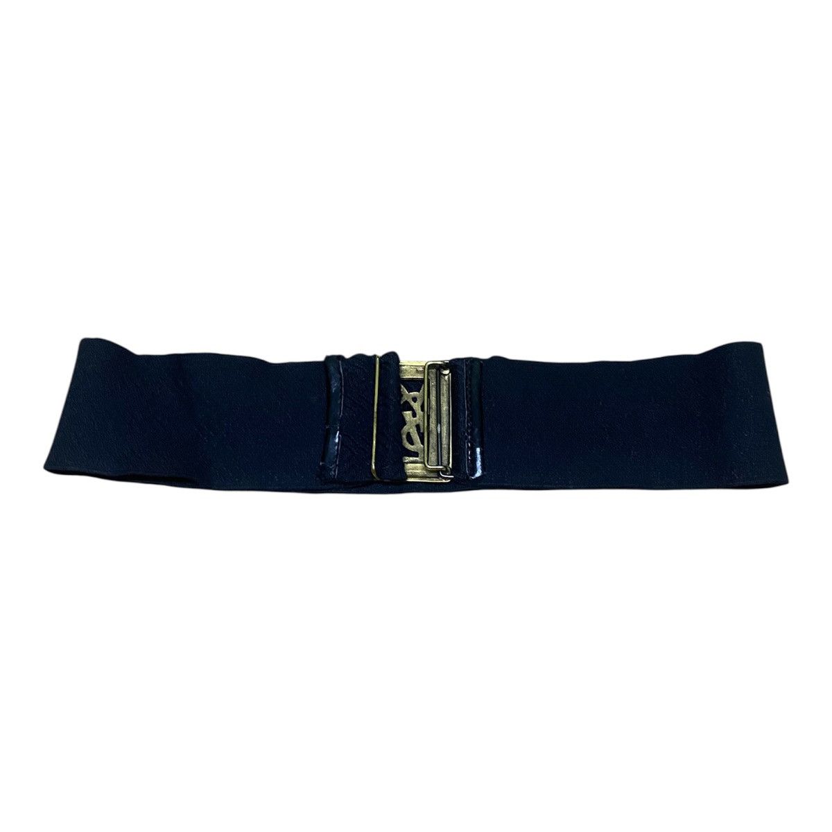 Yves Saint Laurent Vintage Yves Saint Laurent YSL Logo Elastic Waist Belt Size ONE SIZE - 6 Thumbnail