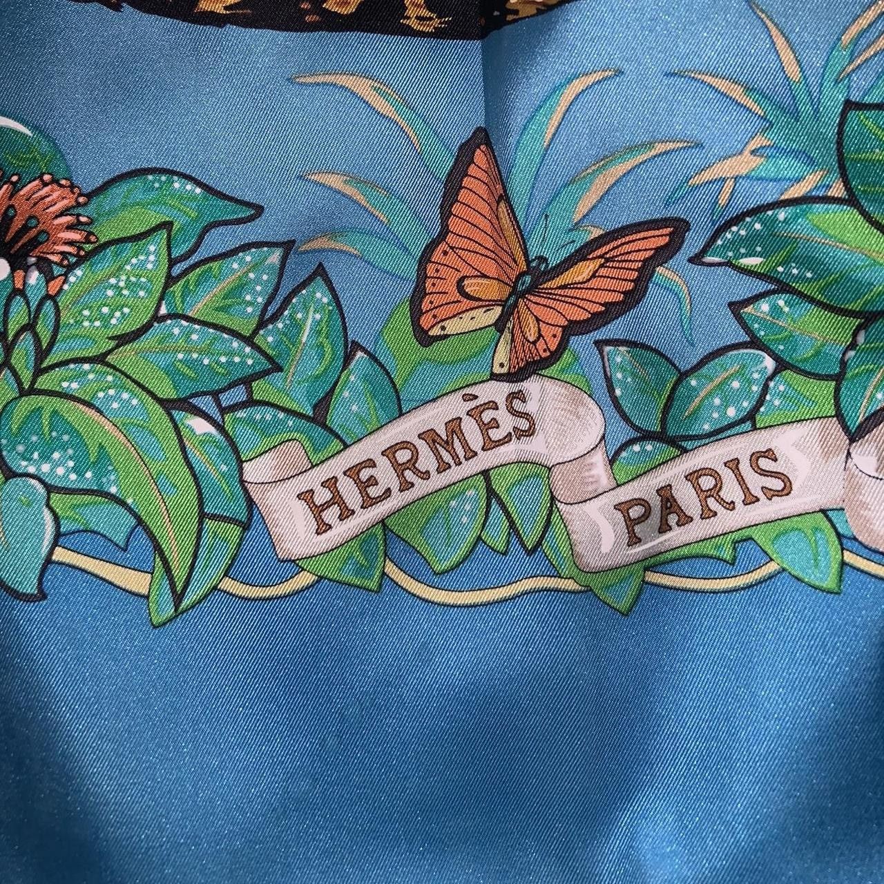 Hermes Hermes 'Jungle Love' Robert Dallet Silk Scarf Size ONE SIZE - 6 Thumbnail
