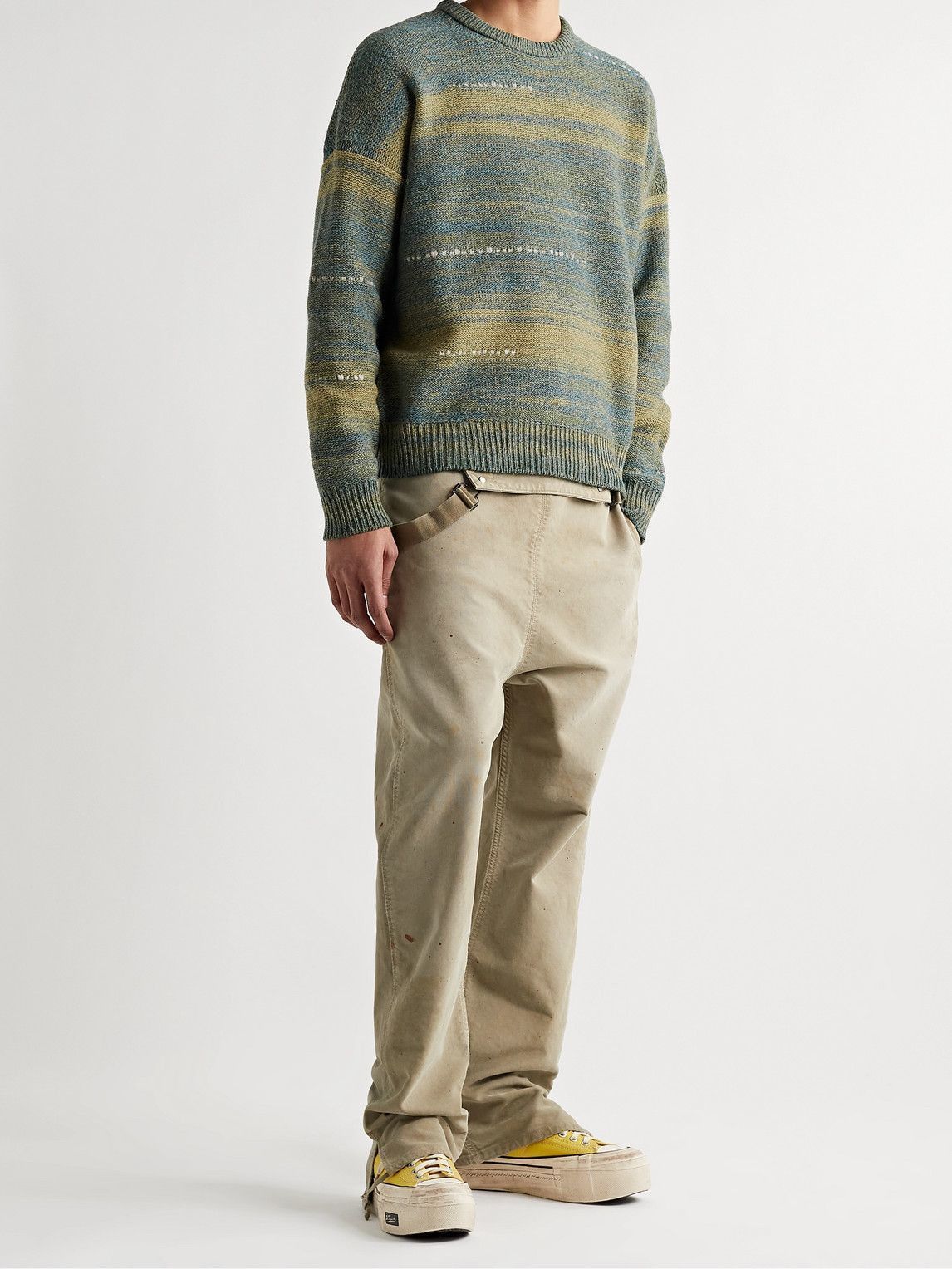 Visvim VISVIM gradient knit wool-cashmere sweater Size US XXL / EU 58 / 5 - 2 Thumbnail