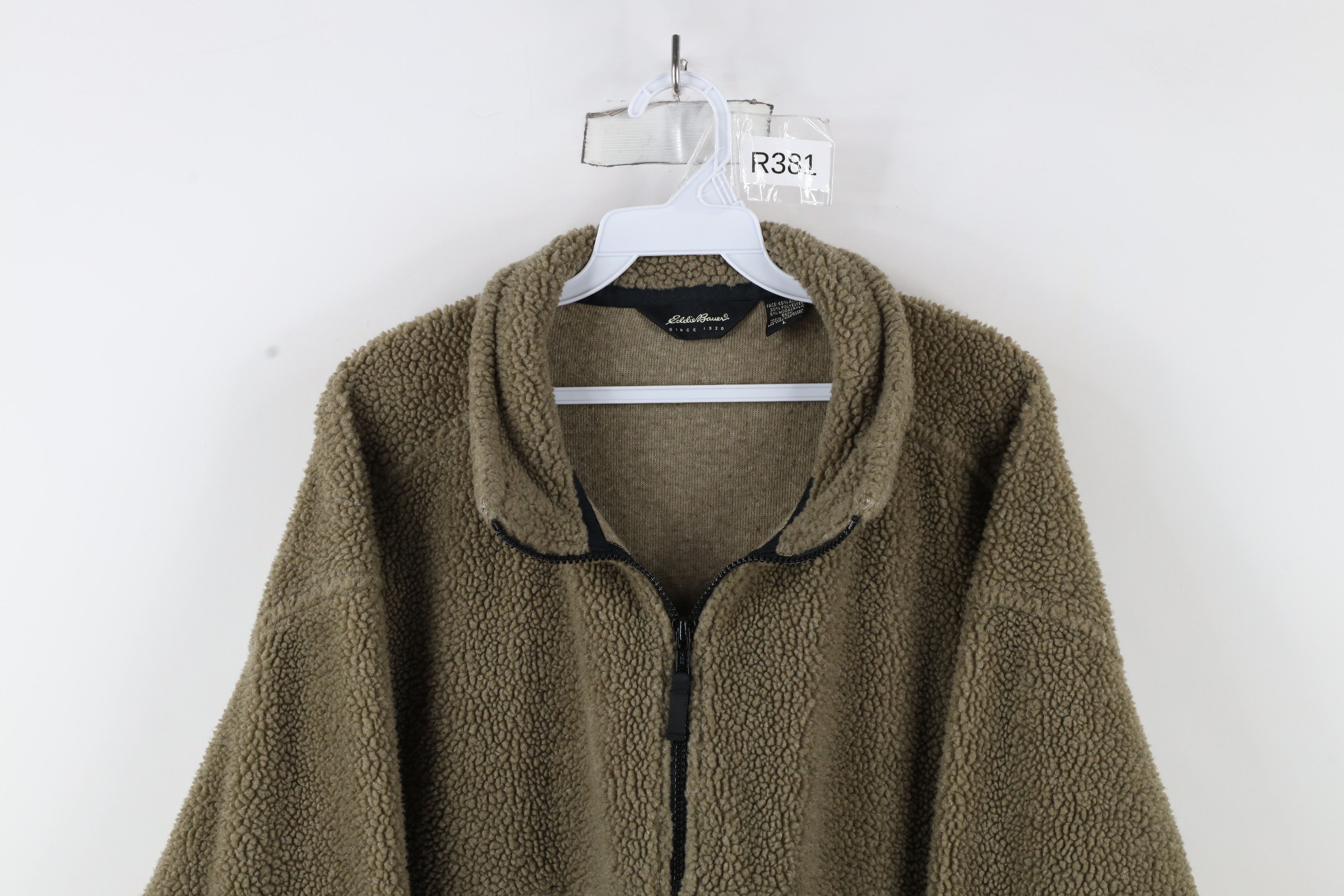 Eddie Bauer × Vintage Vintage 90s Eddie Bauer Fleece Half Zip Pullover Sweater Size US L / EU 52-54 / 3 - 2 Thumbnail