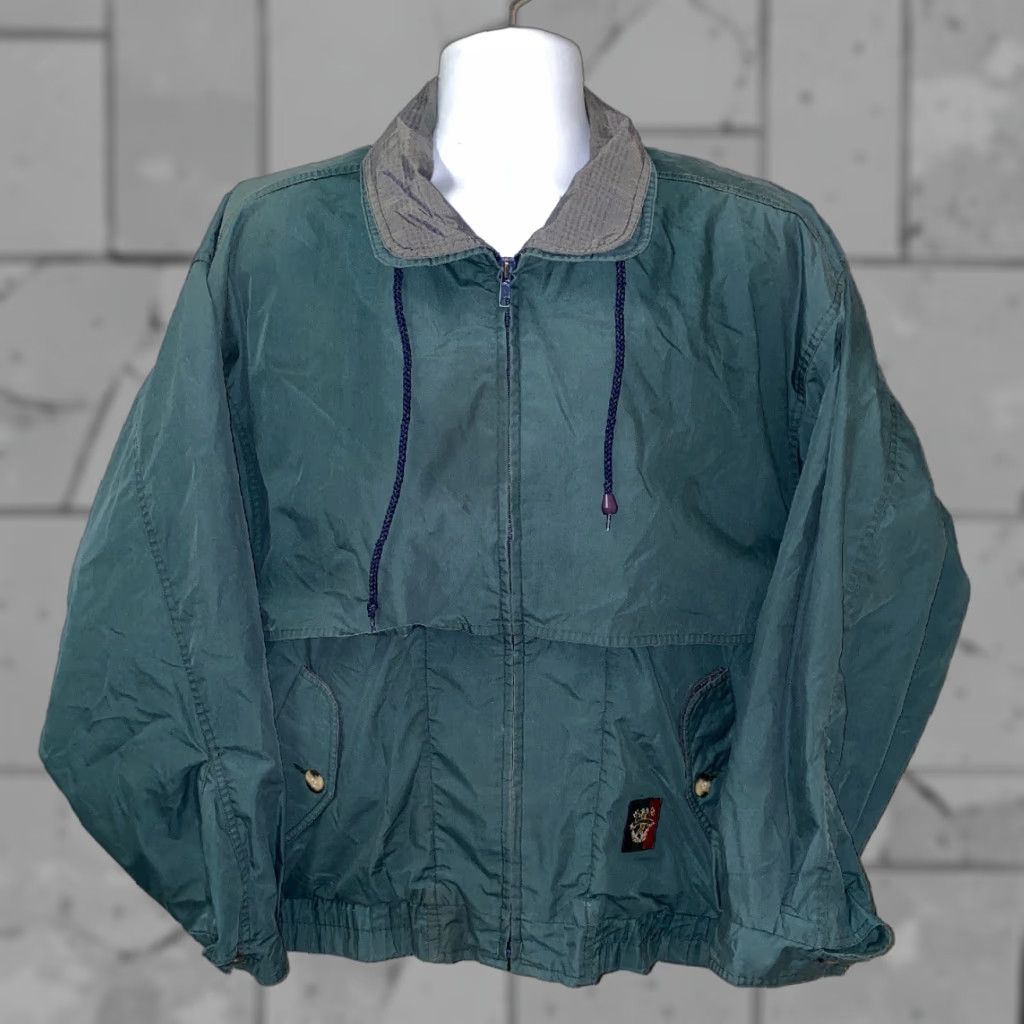 Vintage Sunice Mens Green Polyester/Cotton Full Zip Jacket M Size Casual Zip Jacket Green Mens Size US M / EU 48-50 / 2 - 1 Thumbnail