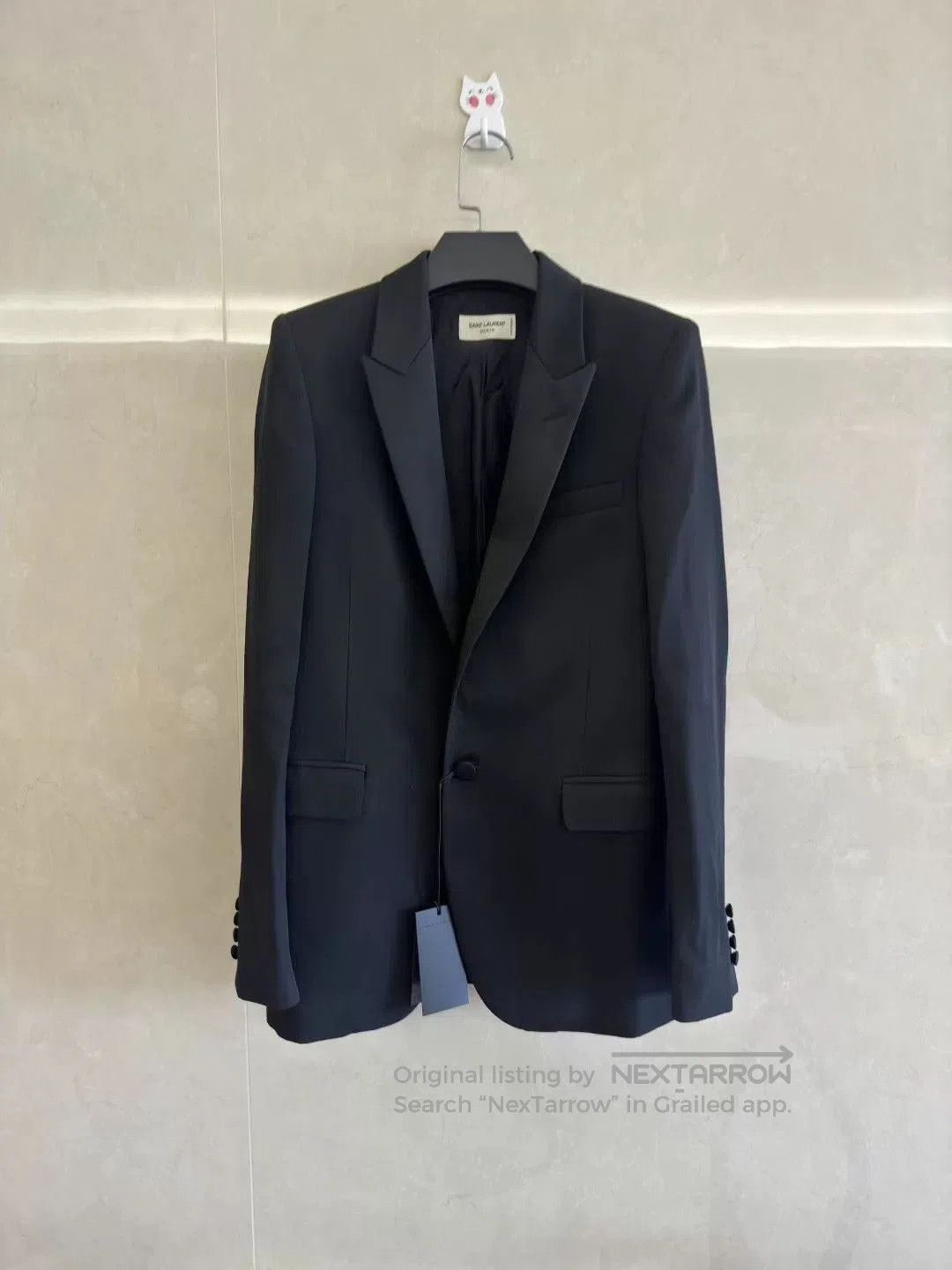 Saint Laurent Paris Saint Laurent Women's Black Blazer. Size XS / US 0-2 / IT 36-38 - 1 Thumbnail