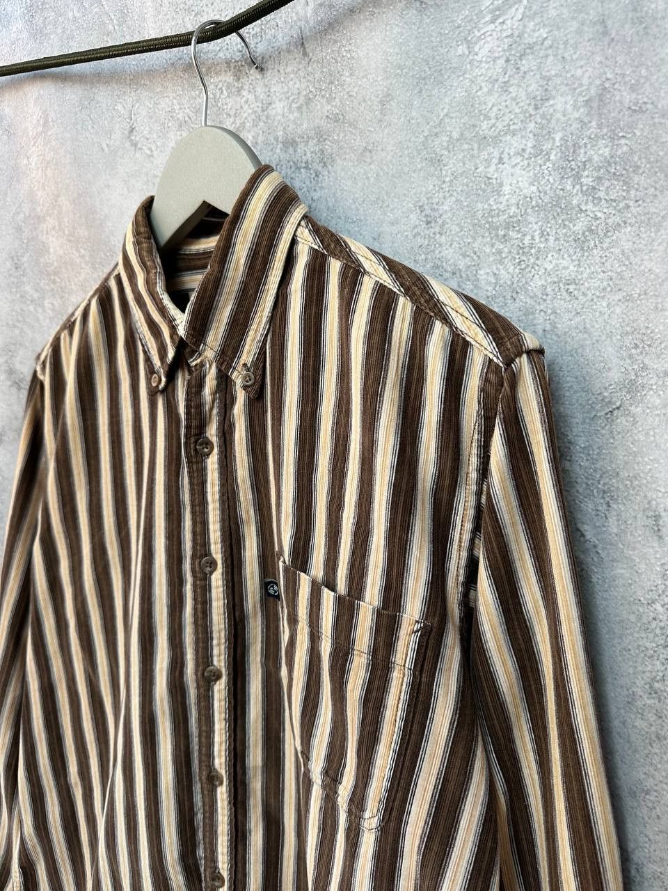 Kansai Yamamoto Jeans Striped Shirt NPE 777 Button Up