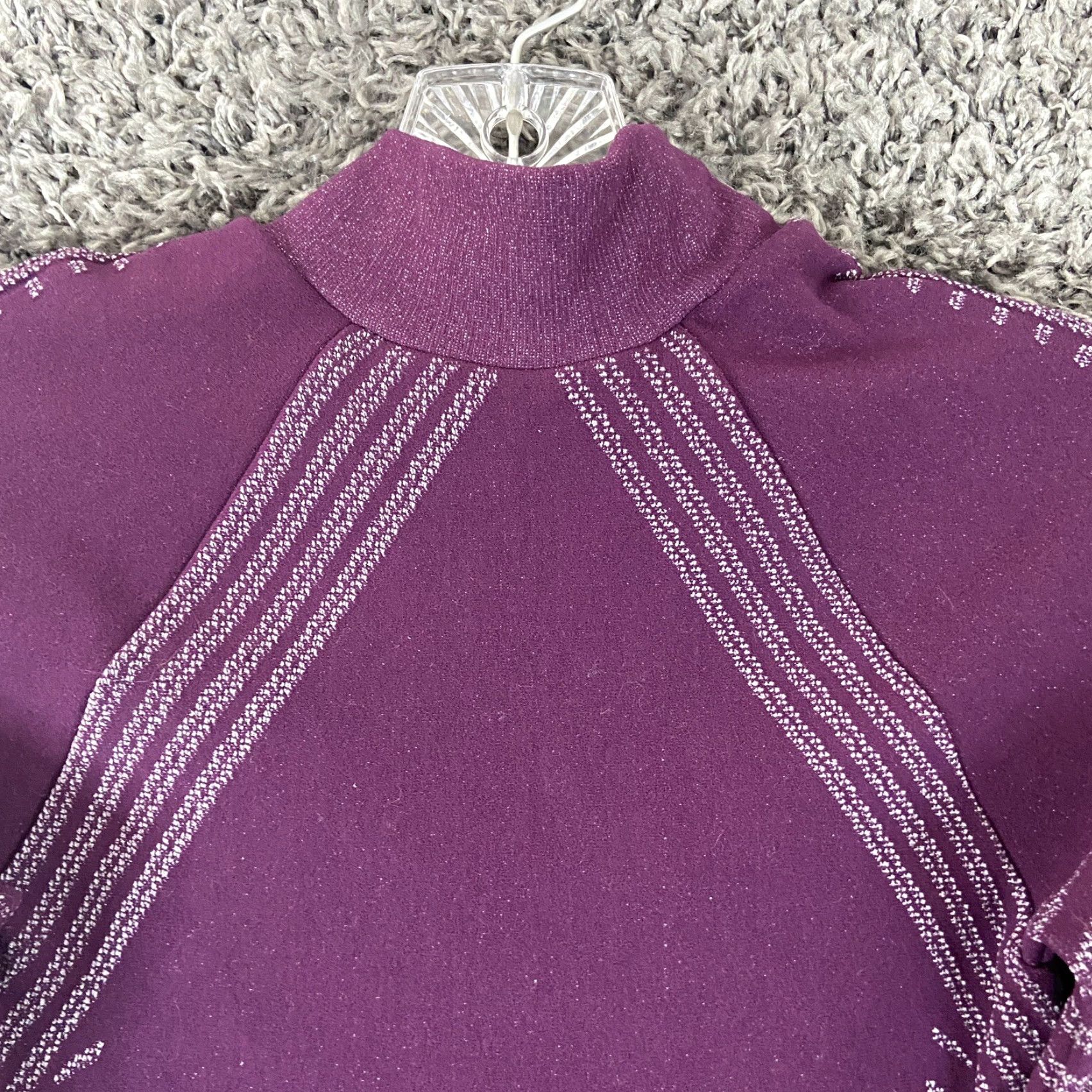 Fabletics Fabletics Cropped Long Sleeve Activewear Top Women's Size S Purple Size S / US 4 / IT 40 - 5 Thumbnail