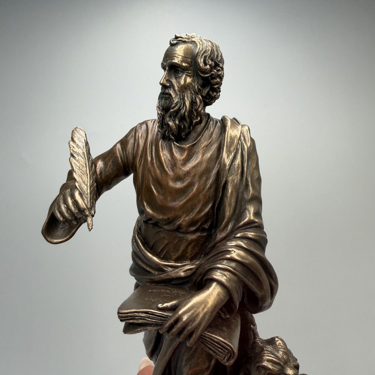 Other St Matthew Apostle Statue Figure Bronze Finish Religious Size ONE SIZE - 9 Thumbnail