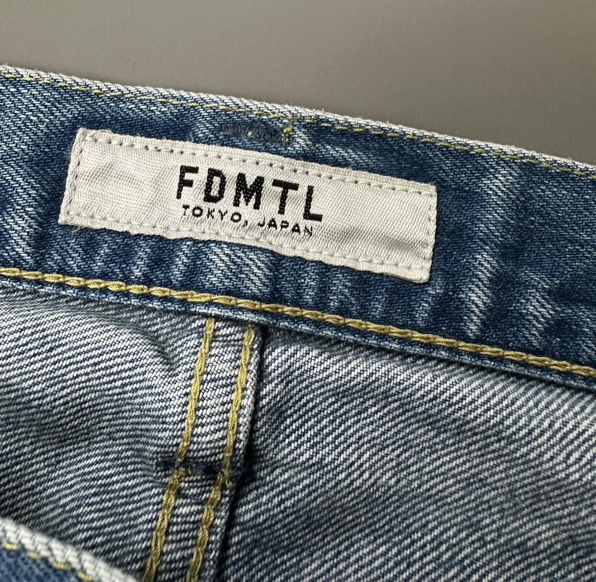 FDMTL FDMTL - Japan Selvedge Denim - Straight Slim Fit Size US 33 - 10 Thumbnail