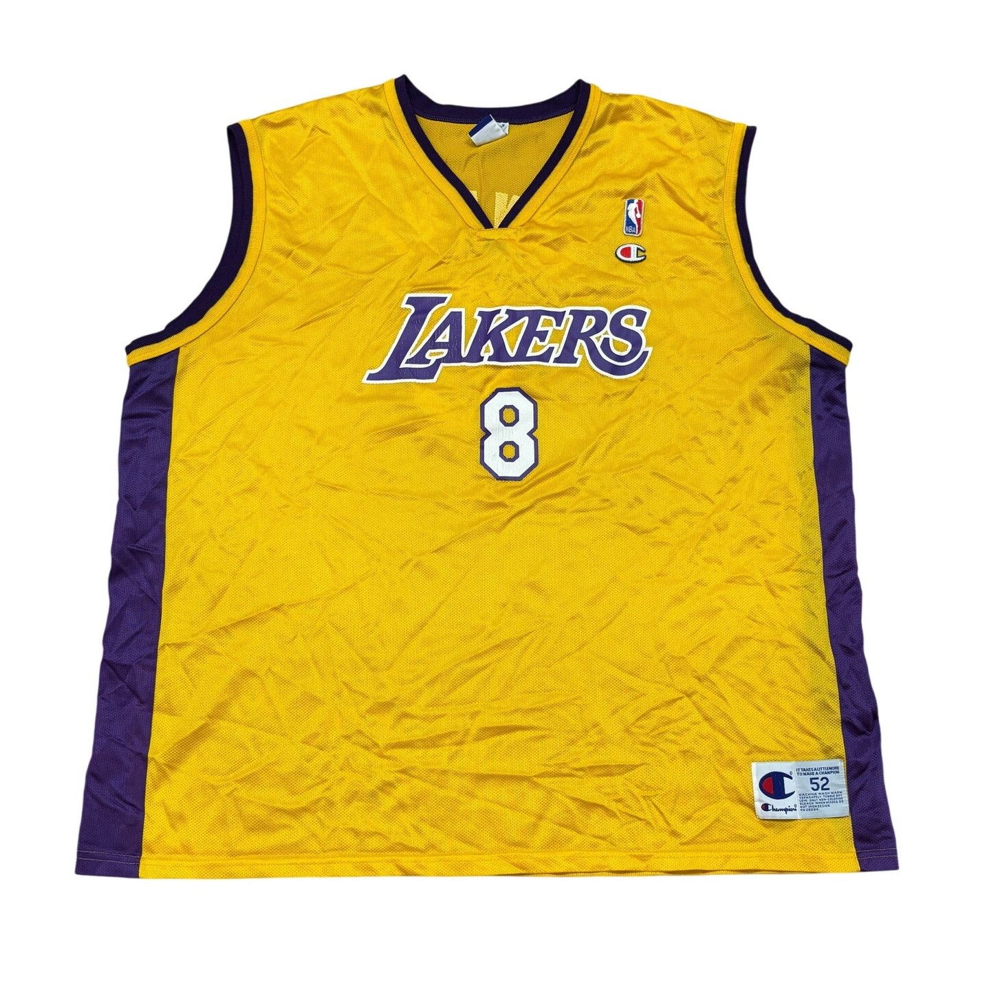 Champion × NBA × Vintage Vintage Champion LA Lakers Kobe Bryant #8 NBA Jersey Mens 52 Size US XXL / EU 58 / 5 - 1 Thumbnail