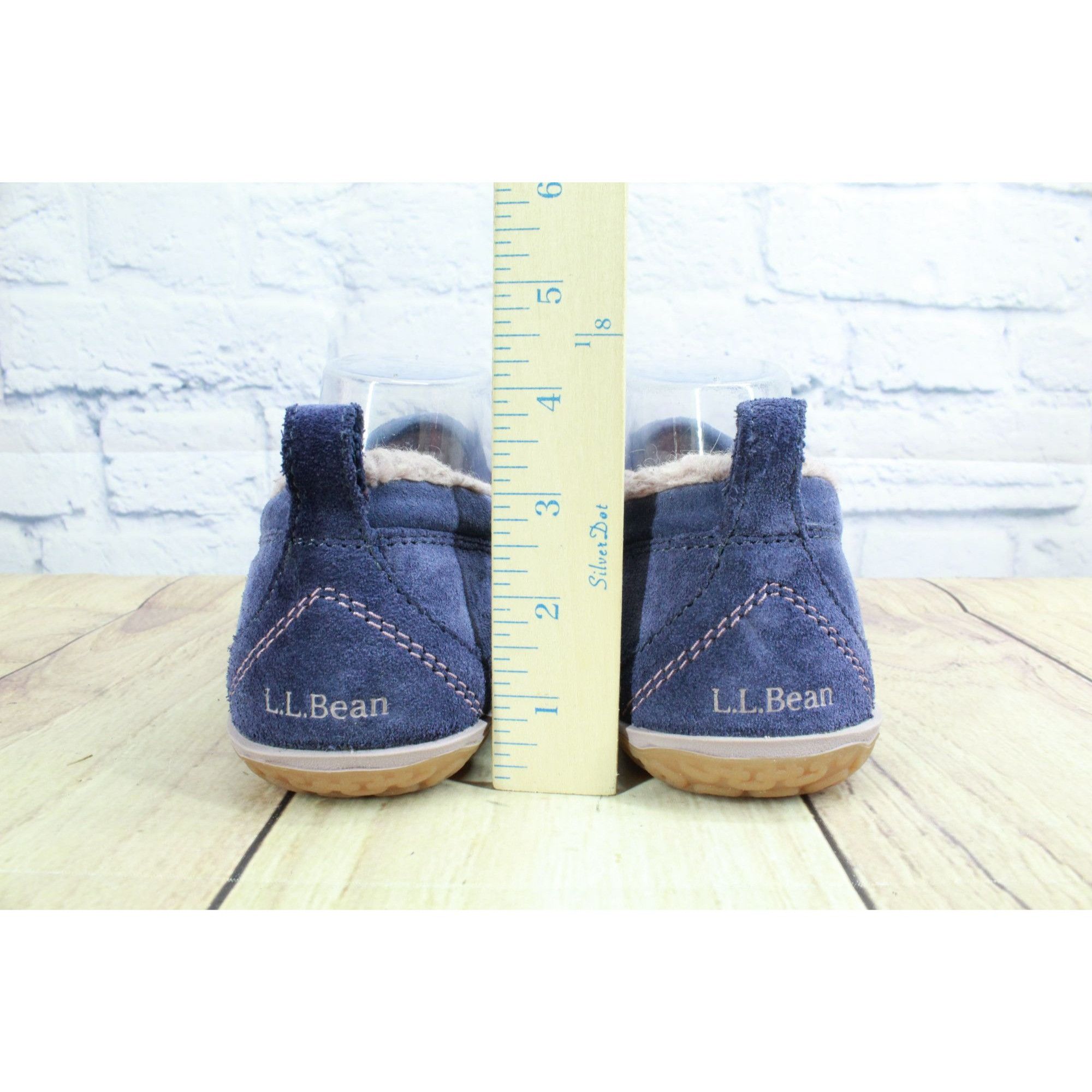 L.L. Bean LL Bean Purple Fleece Lined Mountain Moccasins Size US 8 / IT 38 - 6 Thumbnail