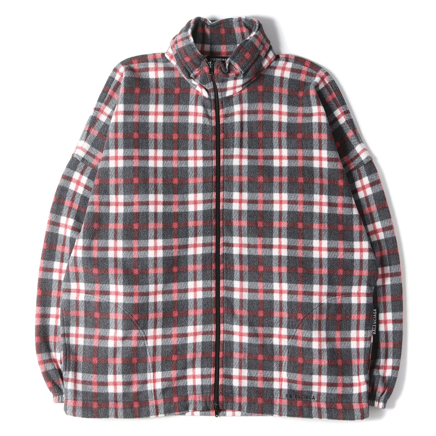 Balenciaga Balenciaga Cocoon Tartan Plaid Oversized Fleece Jacket Size US S / EU 44-46 / 1 - 1 Thumbnail