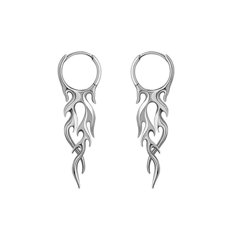 Jewelry Y2k Flame Earrings Size ONE SIZE - 1 Thumbnail
