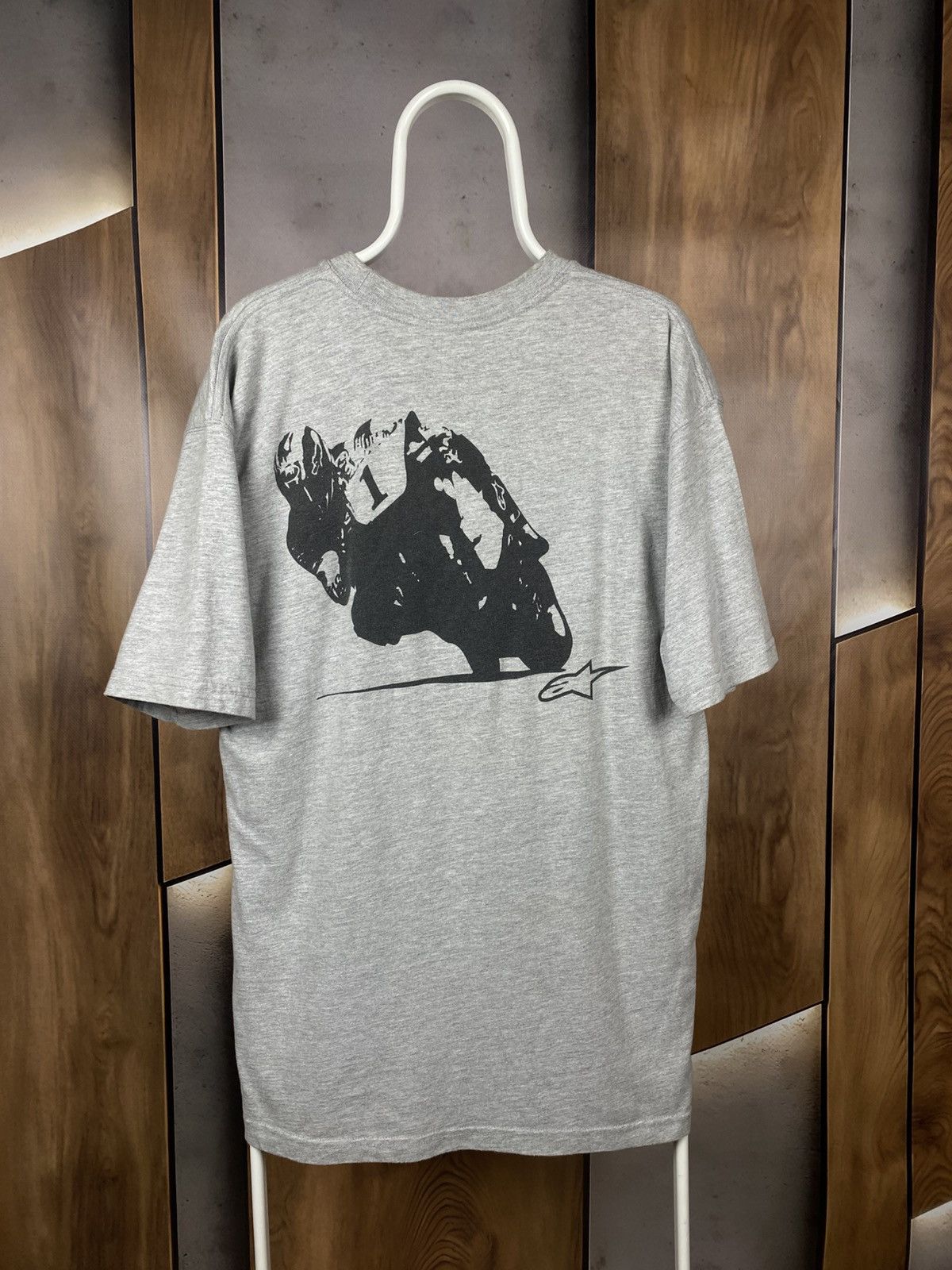 Alpinestars Alpinestars Vintage Tee T-Shirt Racing Moto Big Logo Size US XL / EU 56 / 4 - 1 Thumbnail