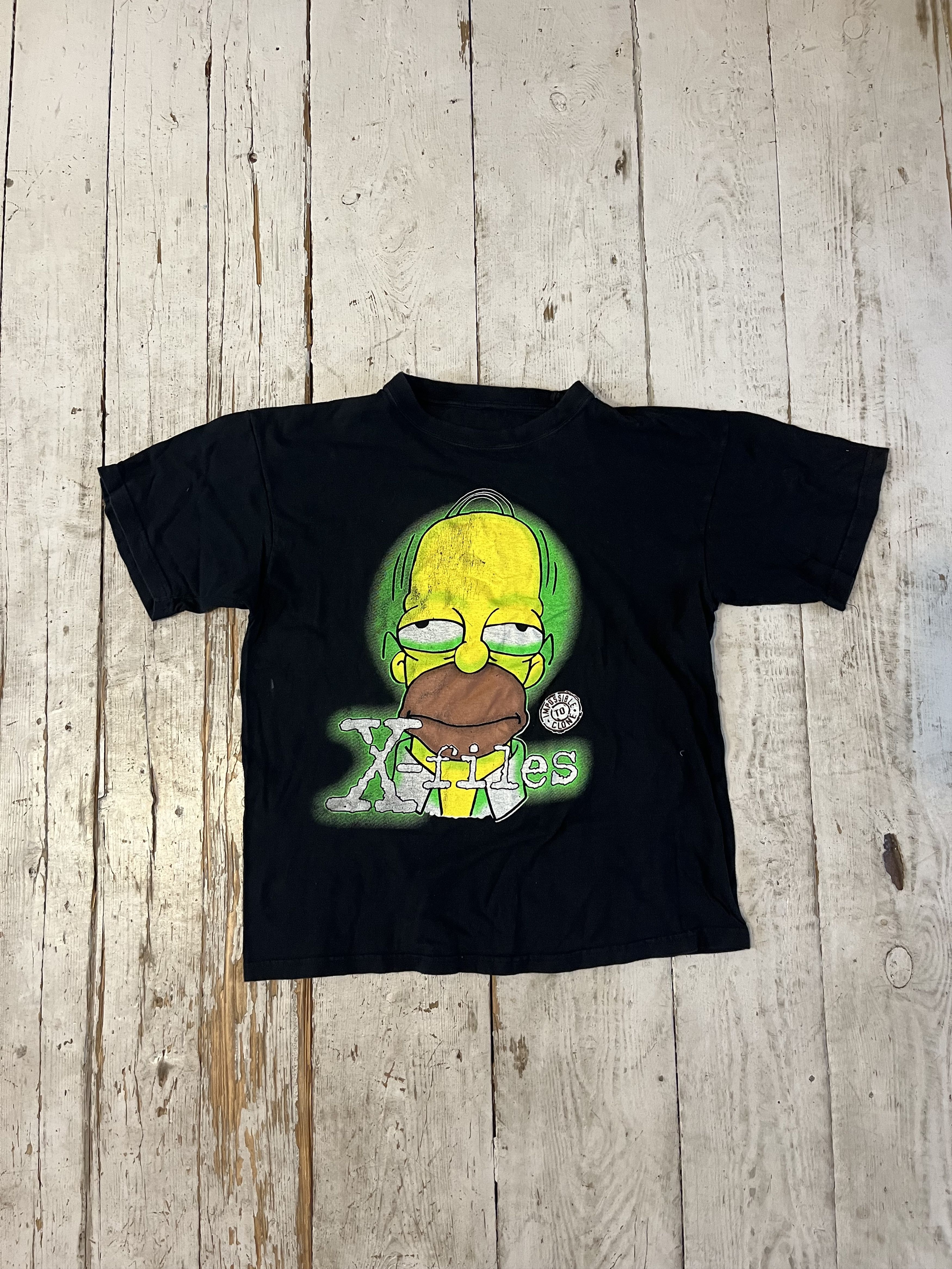 Sci-Fi Fantasy × The Simpsons 90s The Simpsons x X-Files RARE Funny Humor Tee Size US M / EU 48-50 / 2 - 2 Thumbnail